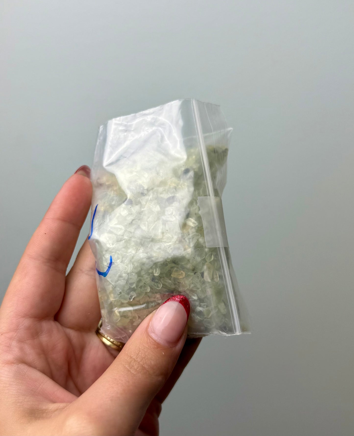 Prehnite chip bag