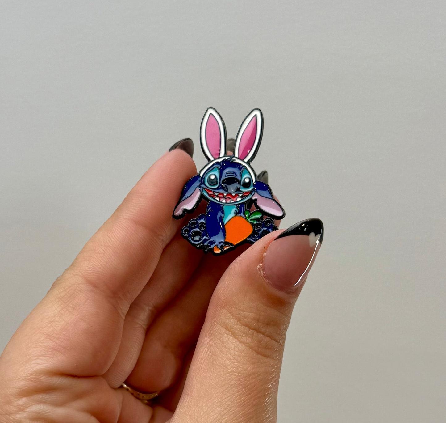 Stitch enamel pin