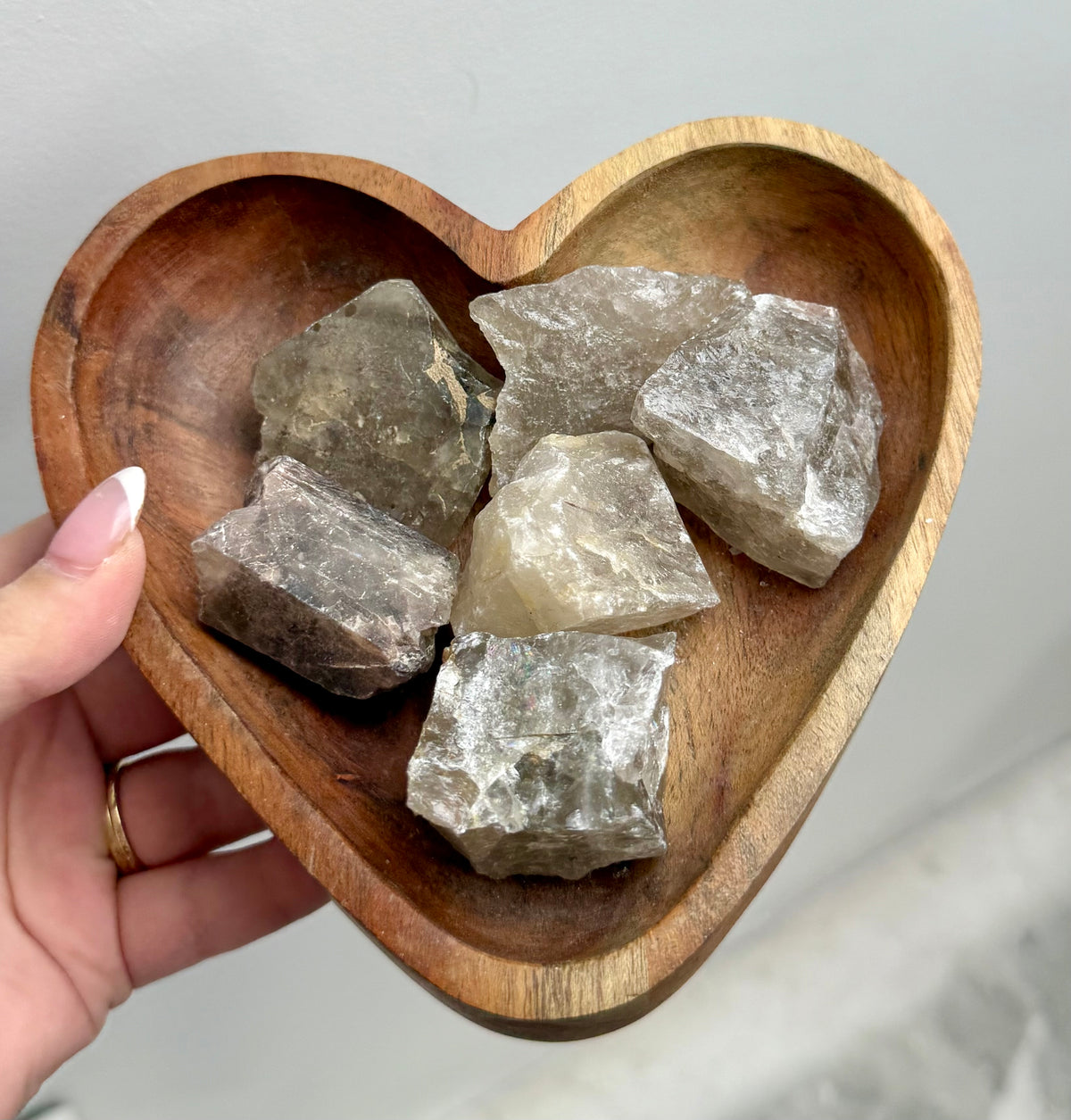 Smoky quartz raw chunks
