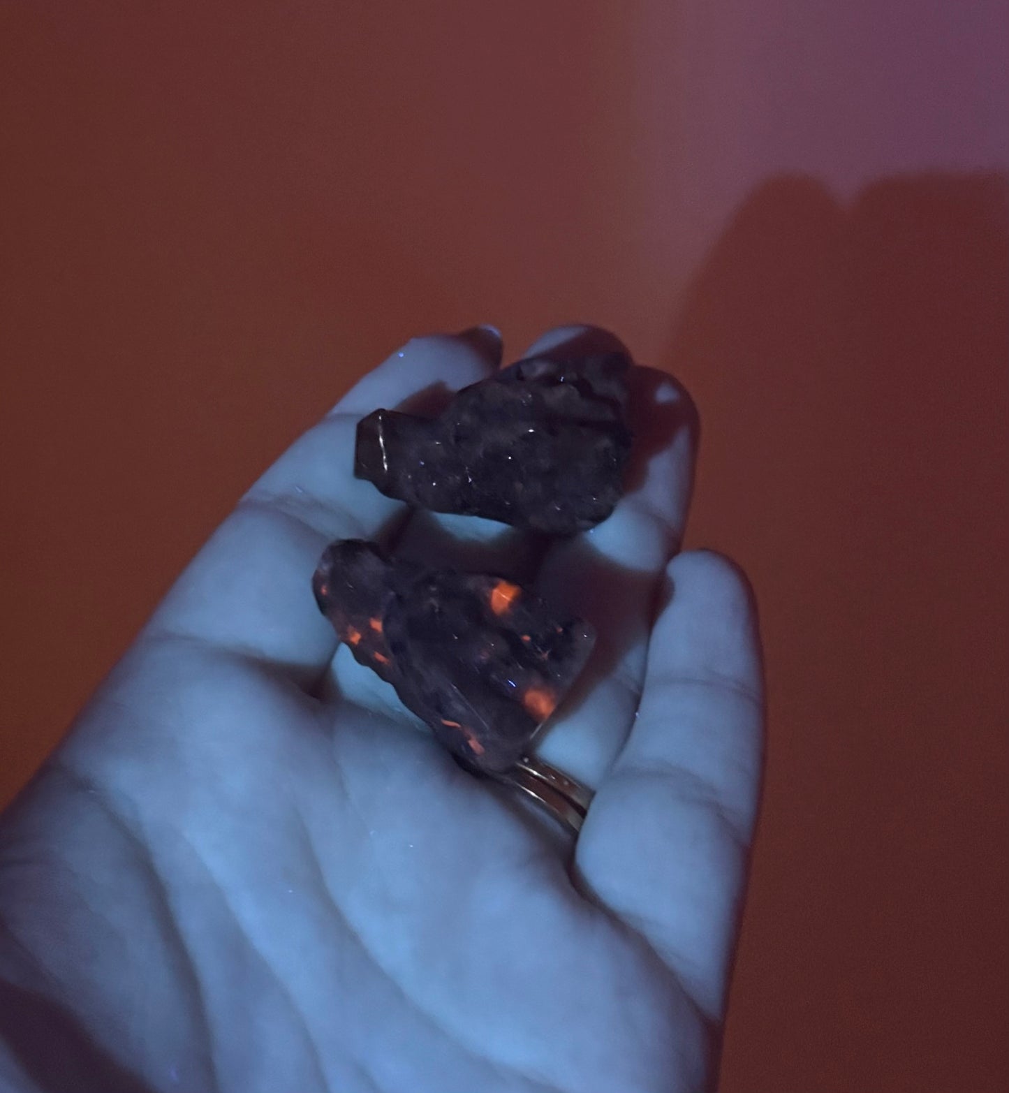 Yooperlite dragon head carvings