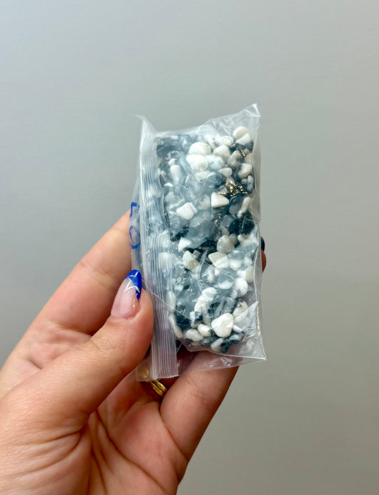 Zebra jasper chip bags