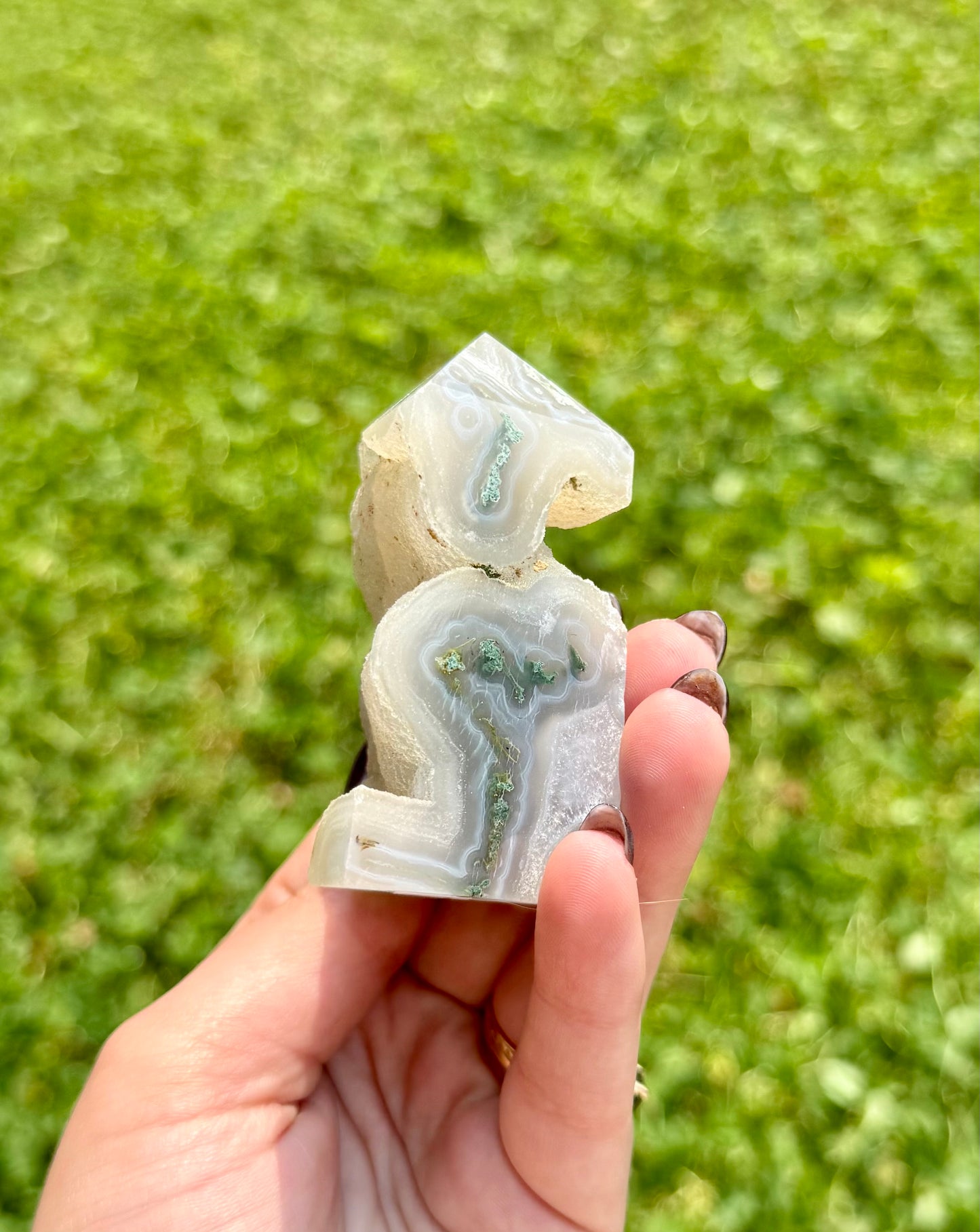 Moss agate tower