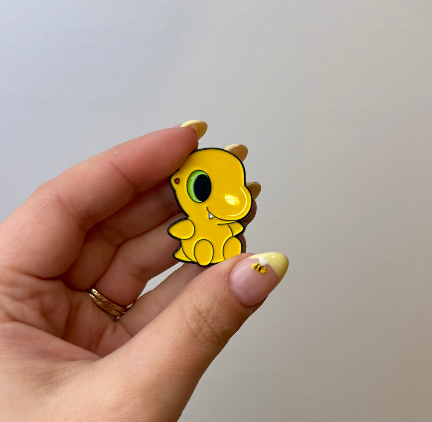 Digimon enamel pin 