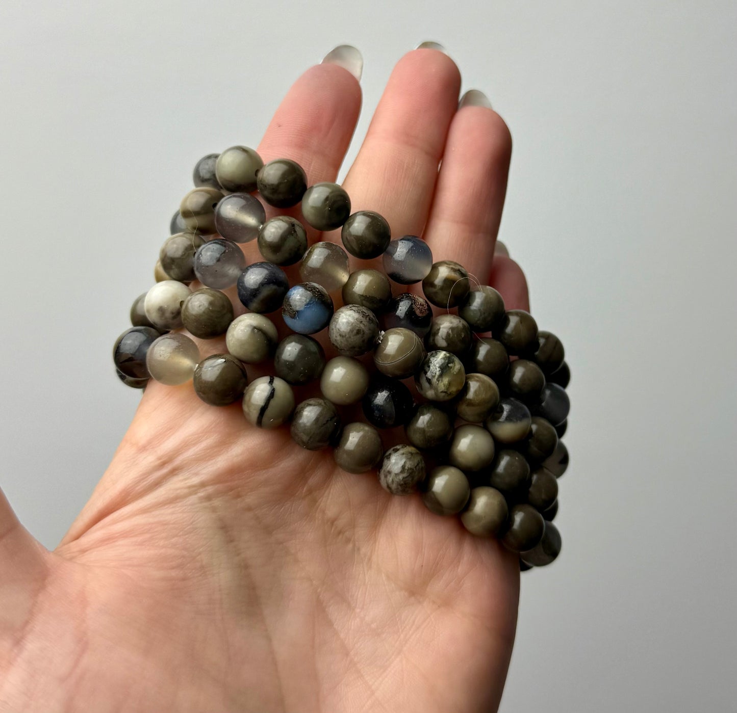 Volcano agate bracelets