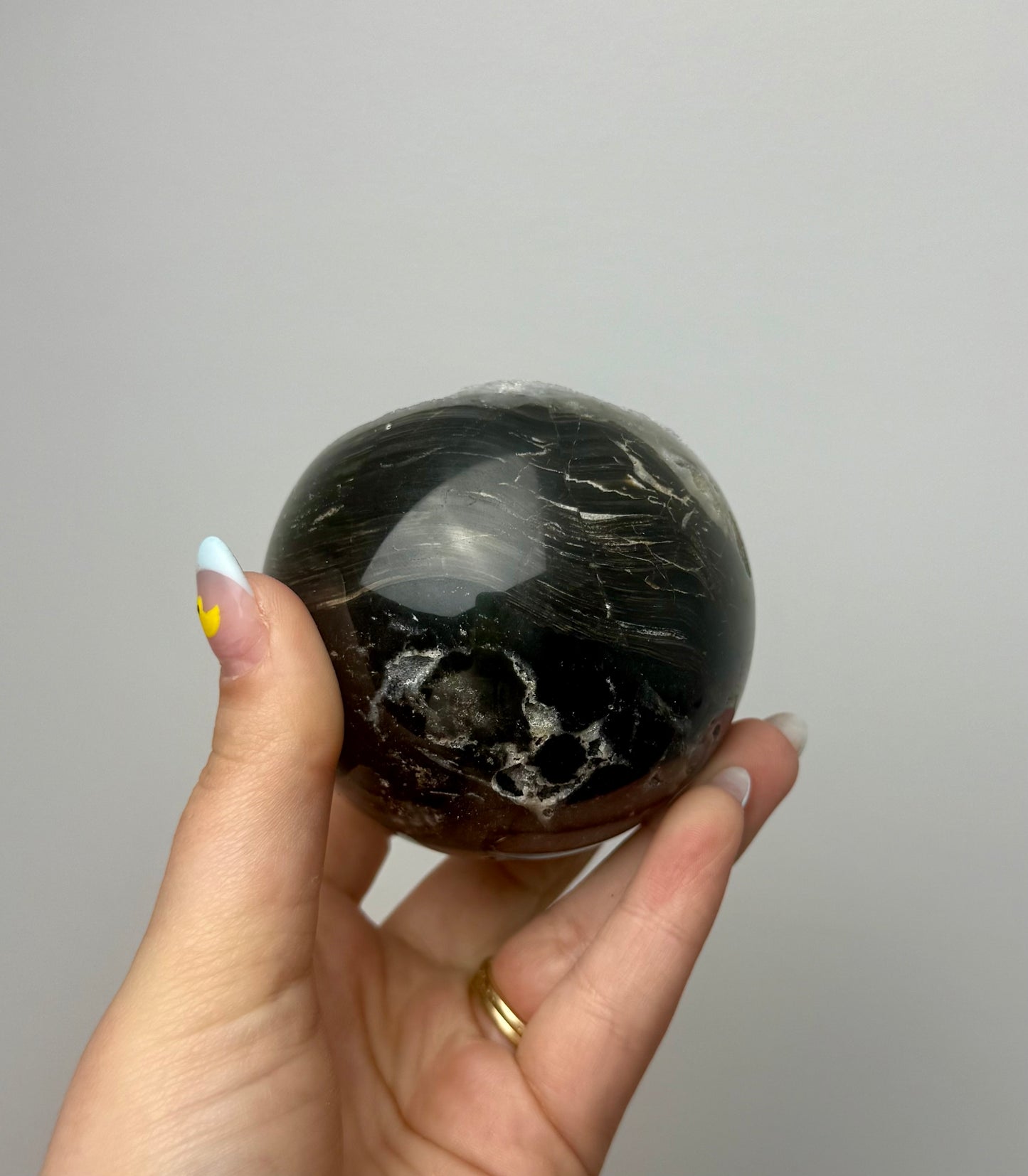 Chalcedony sphere