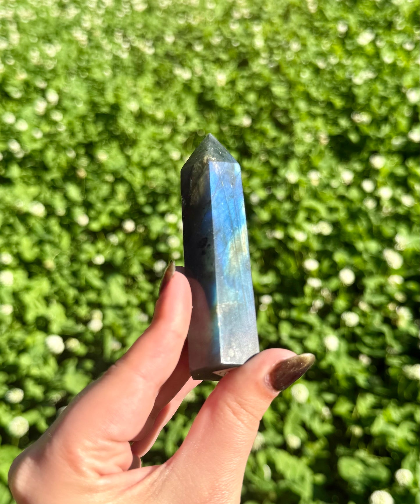Labradorite tower