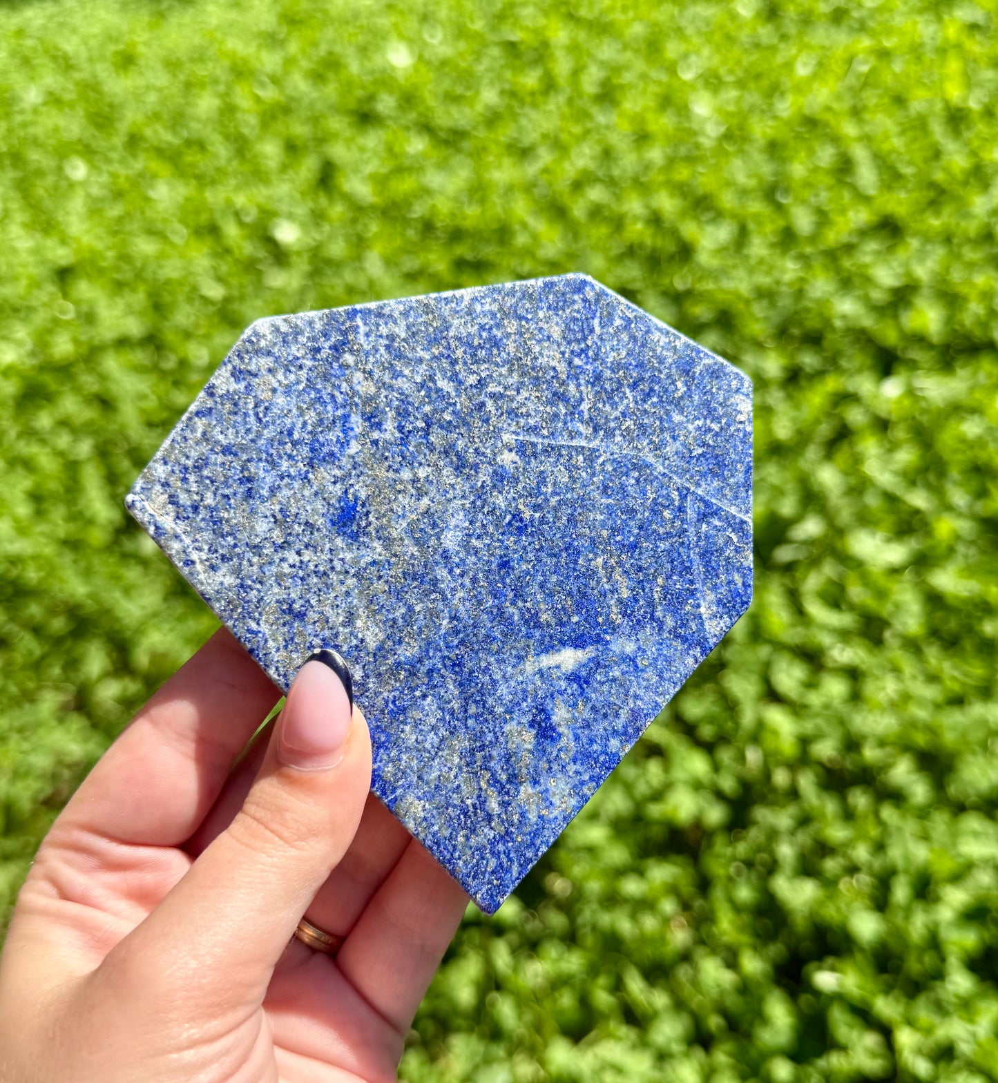 Lapis lazuli slab