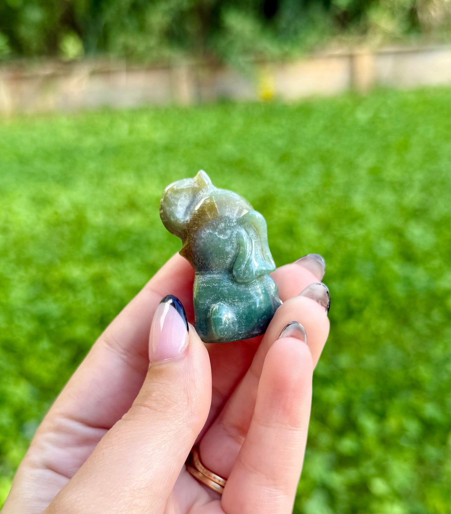 Elephant carving