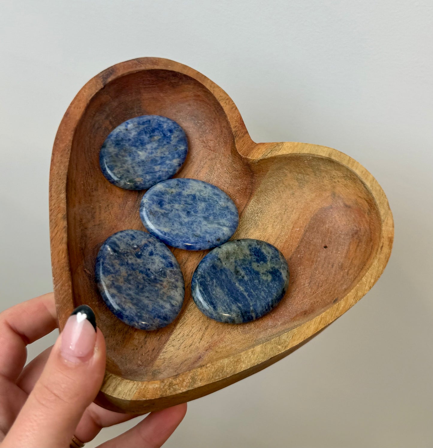 Sodalite worry stones