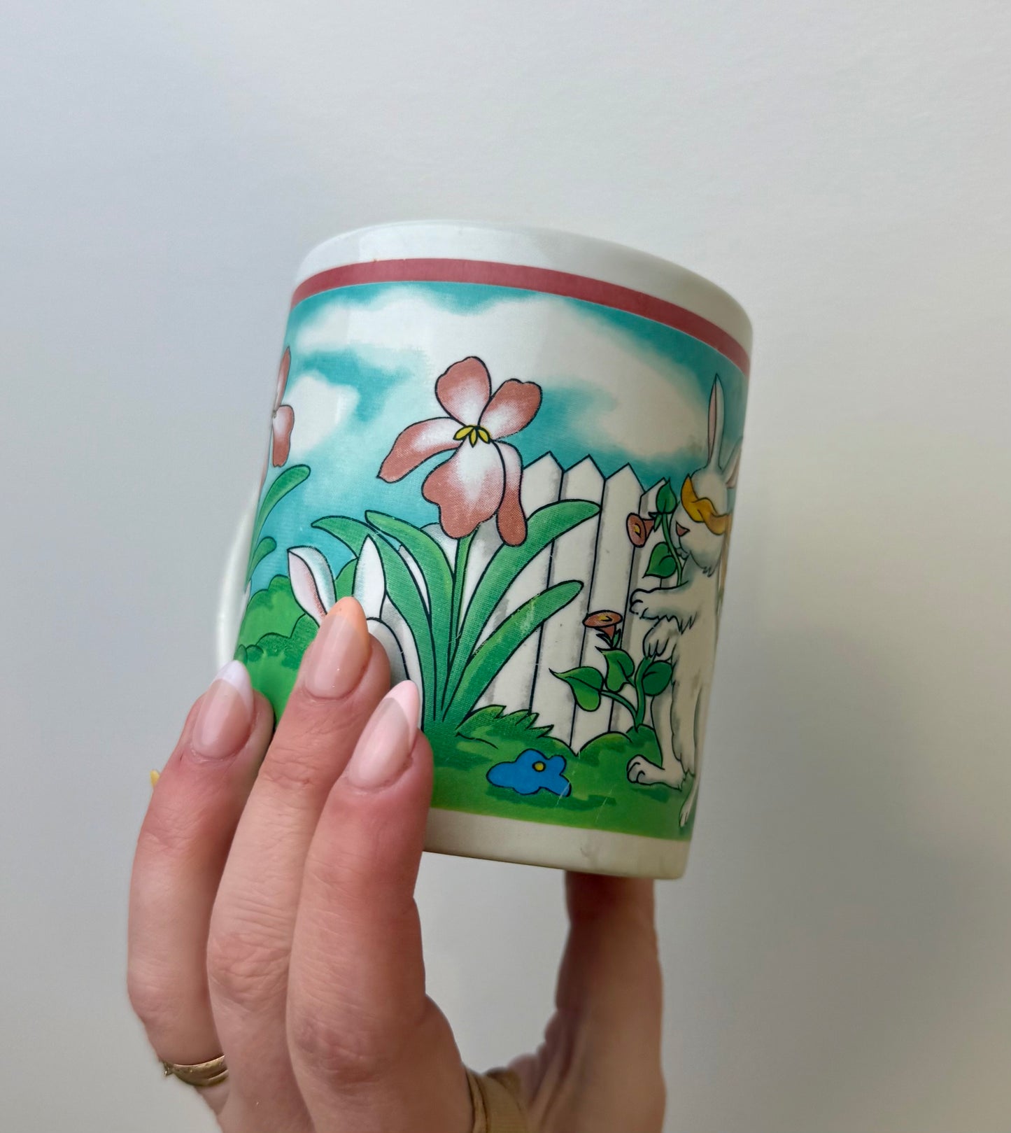 Bunny mug thrifted find