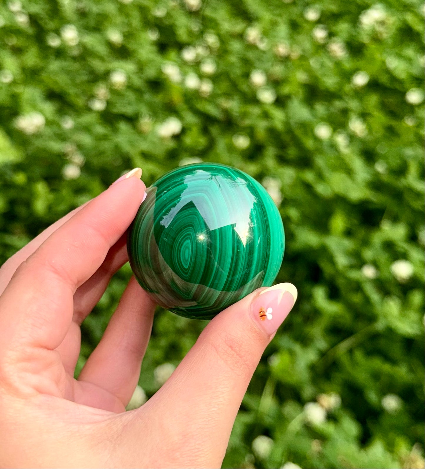 Malachite sphere