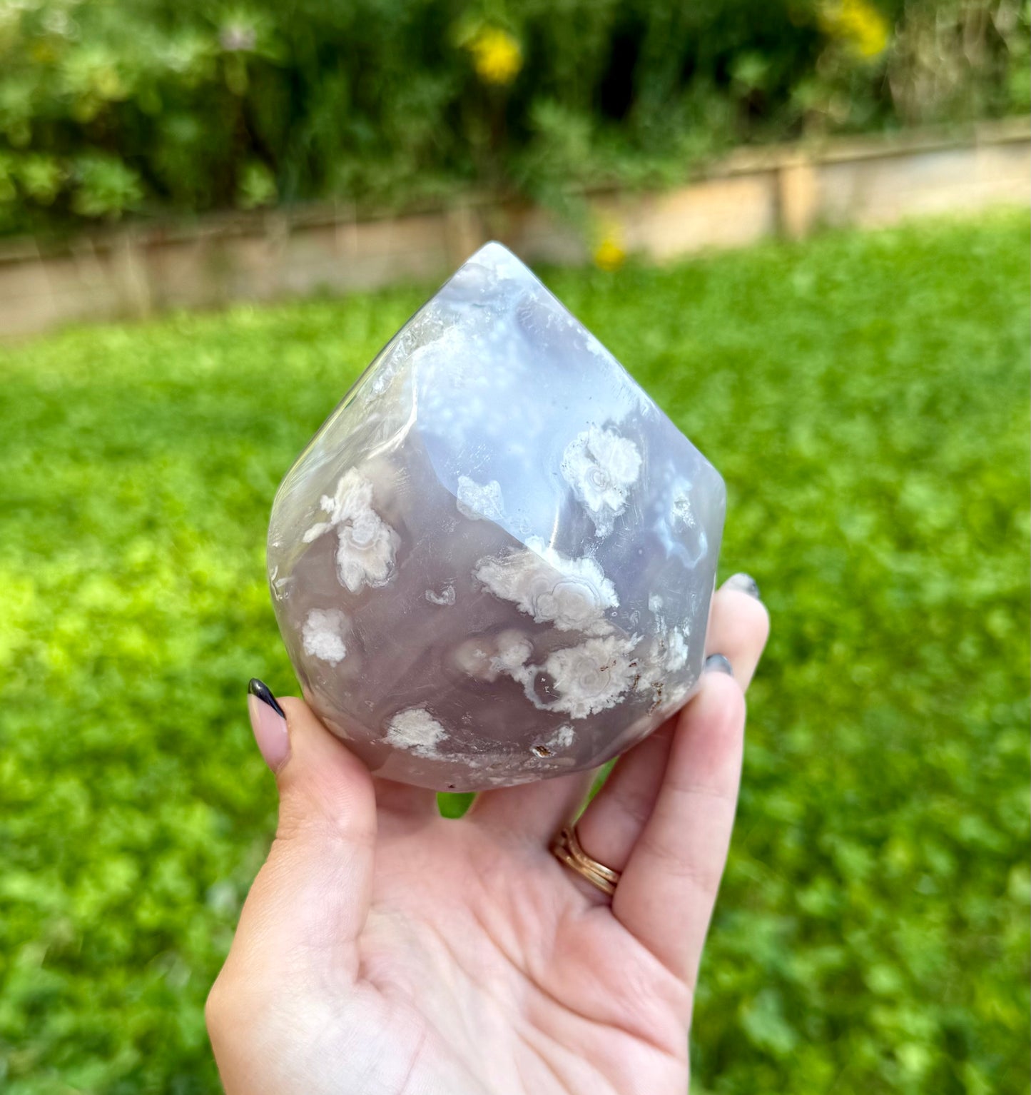 Flower agate flame