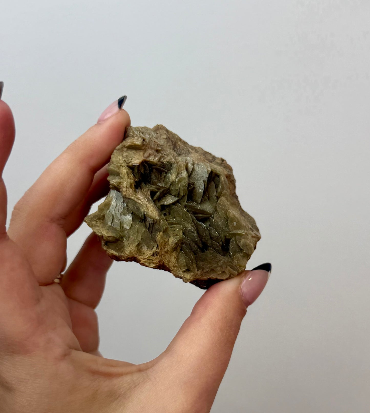 Golden yellow mica specimen