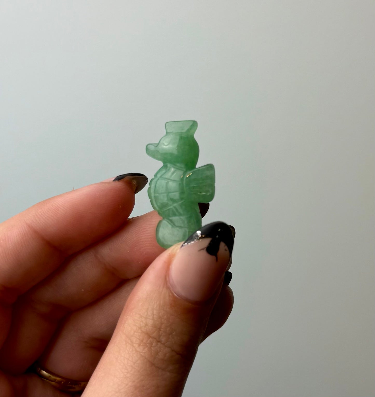 Seahorse carving