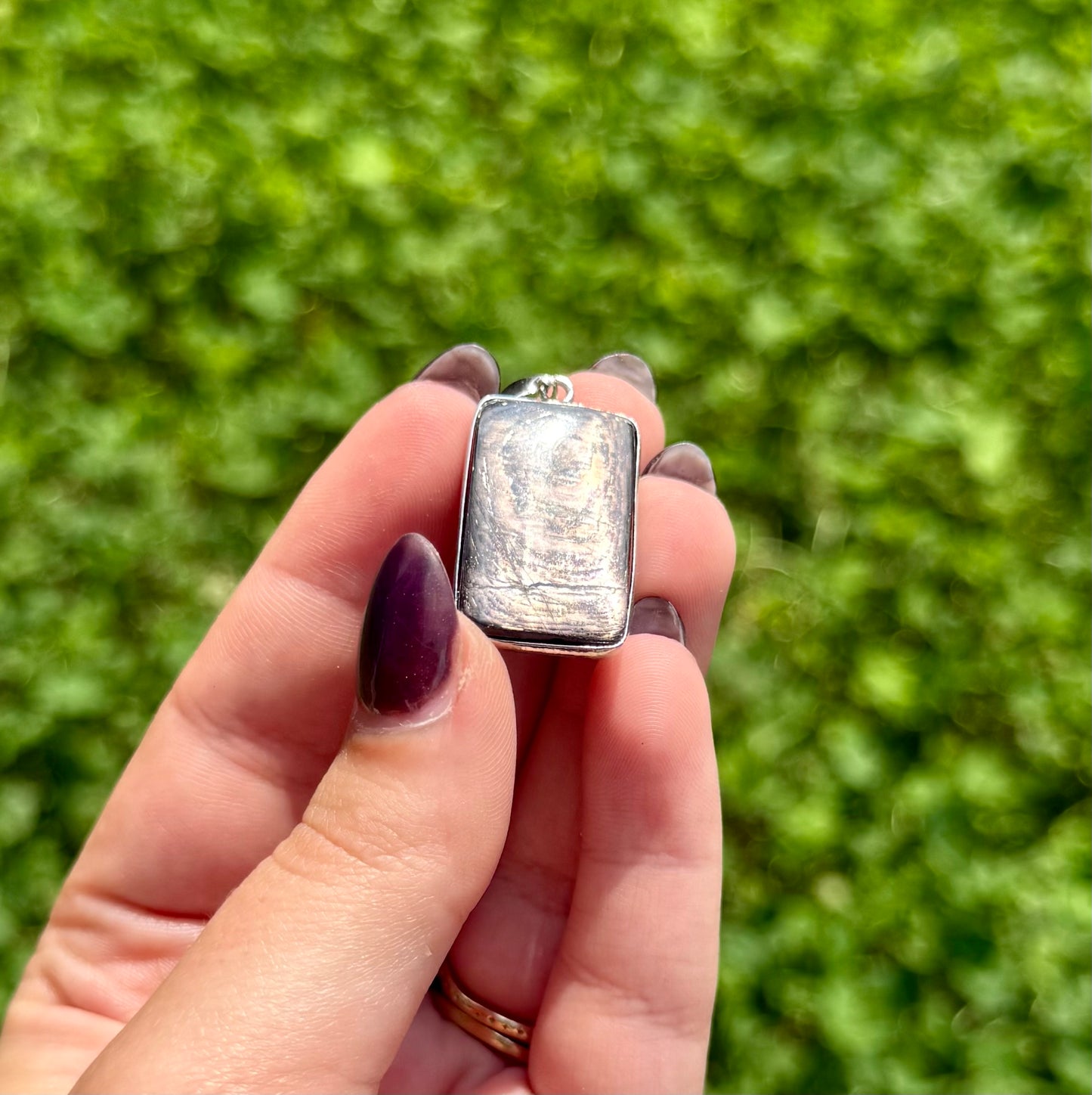Hypersthene pendant