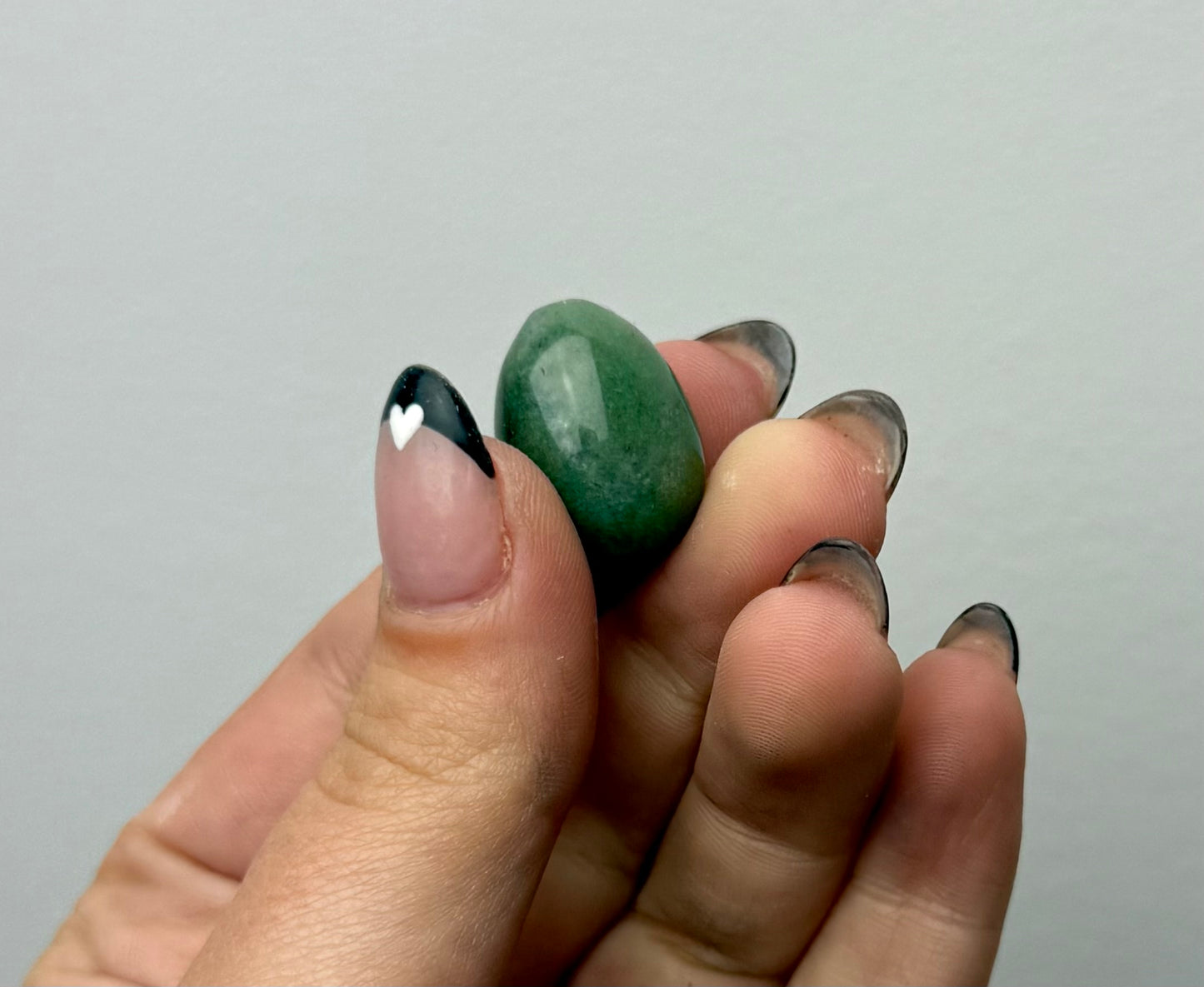 Green aventurine mini egg