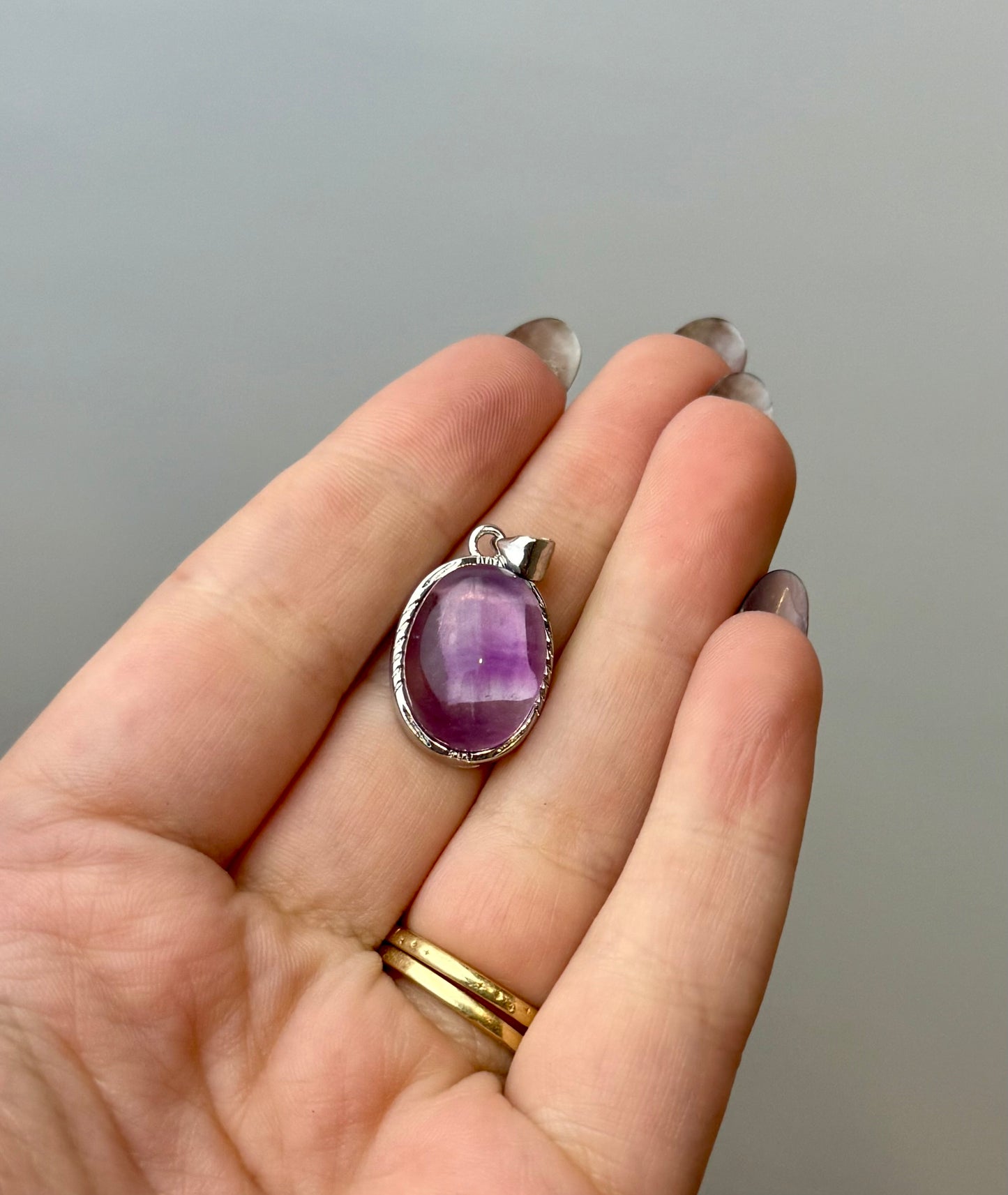 Fluorite pendant