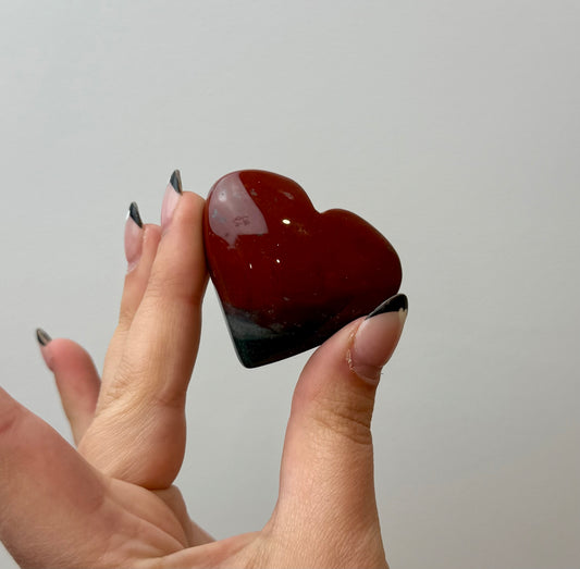Ocean Jasper heart carving