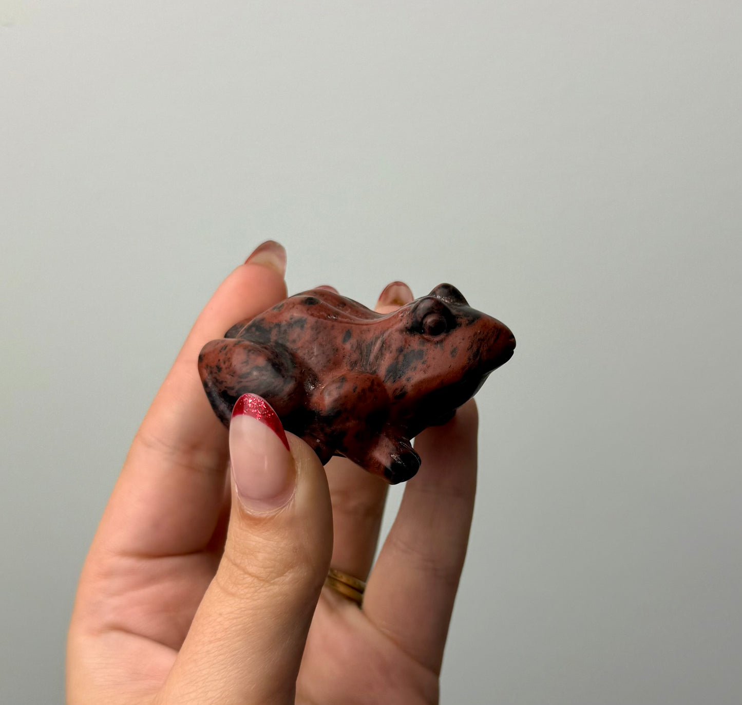 Frog carving
