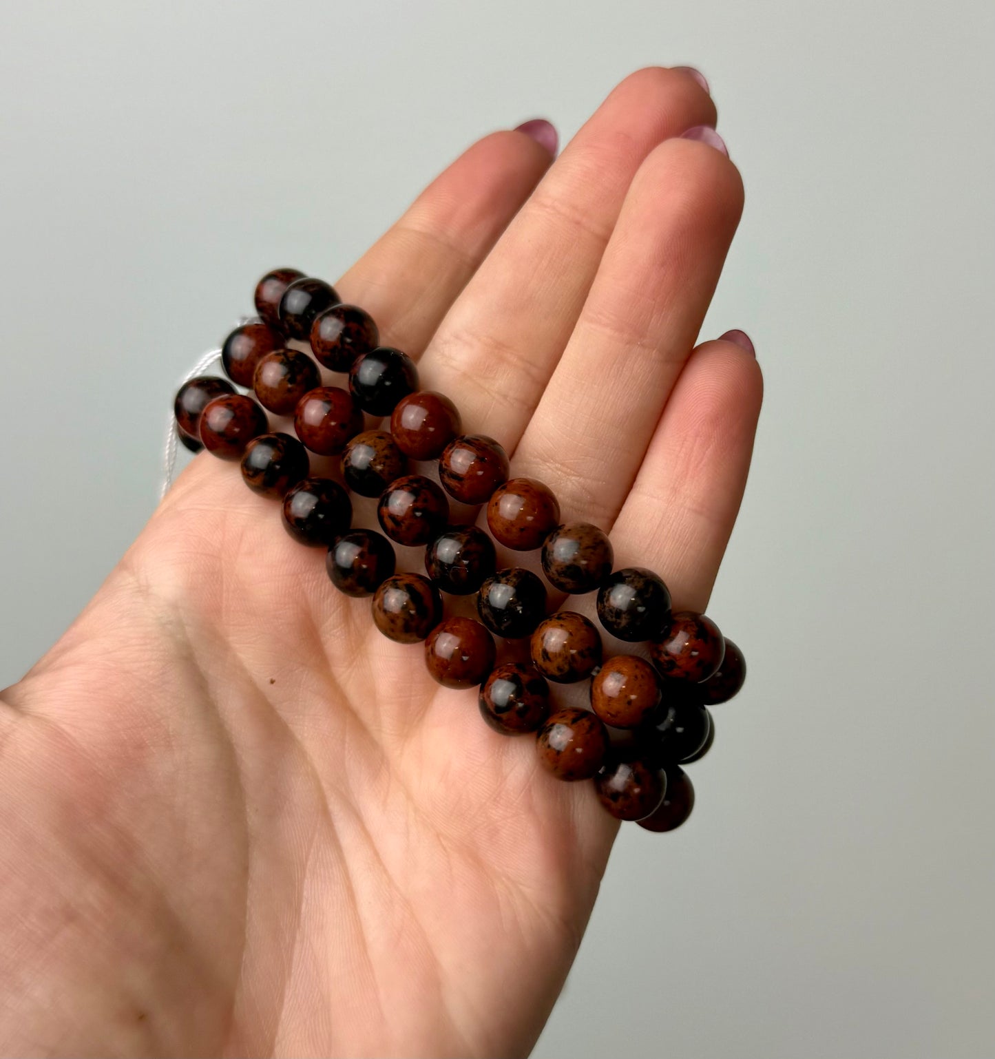 Mahogany Obsidian bracelets