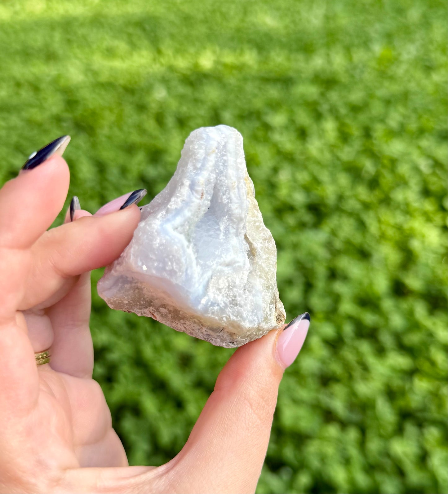 Blue lace agate raw