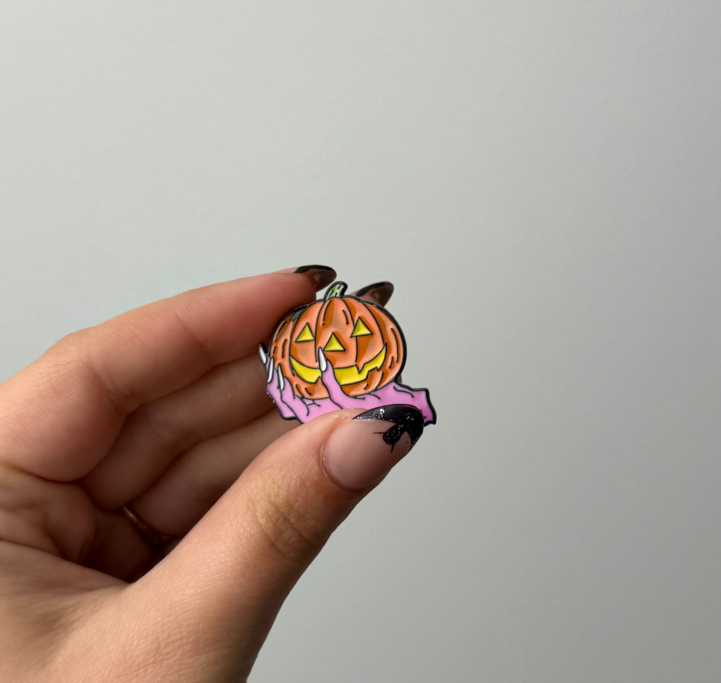 Pumpkin enamel pin