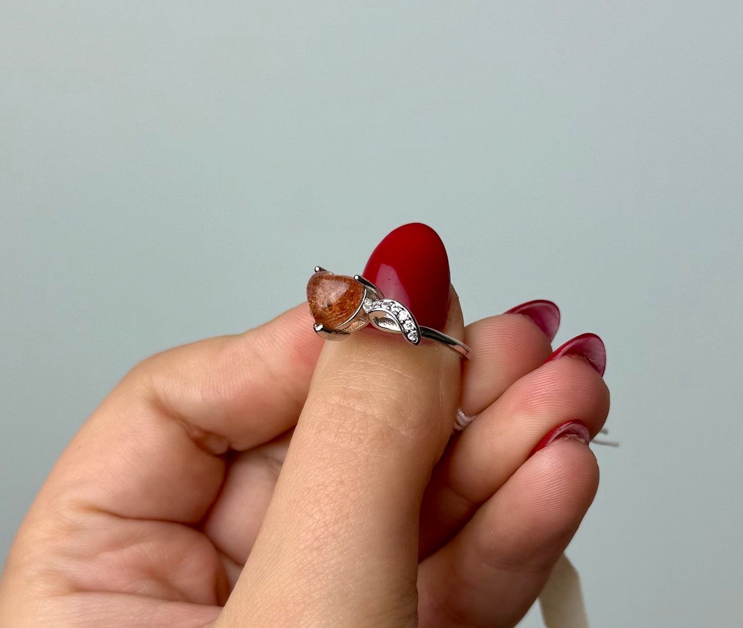 Sunstone adjustable ring