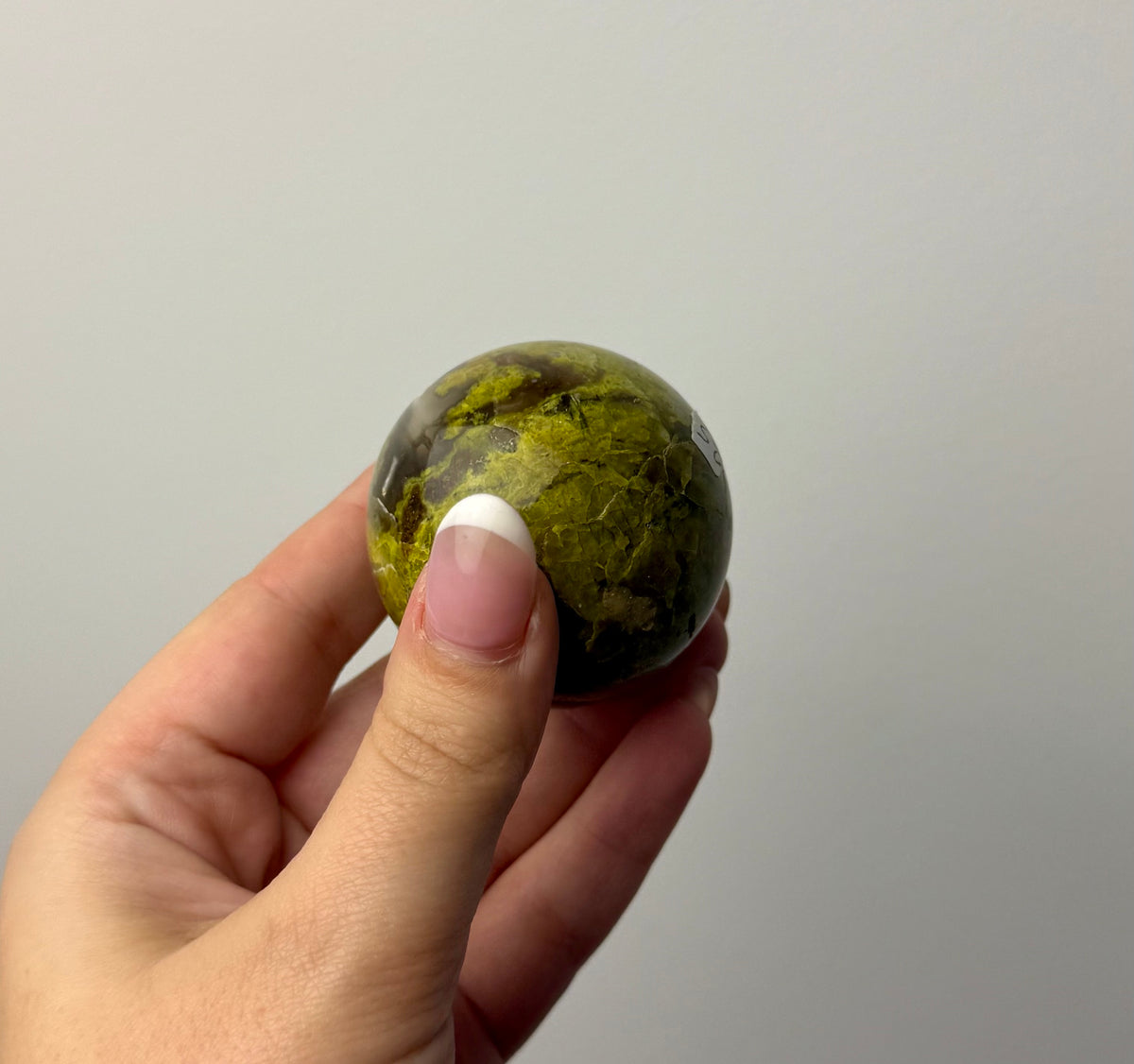Green opal sphere
