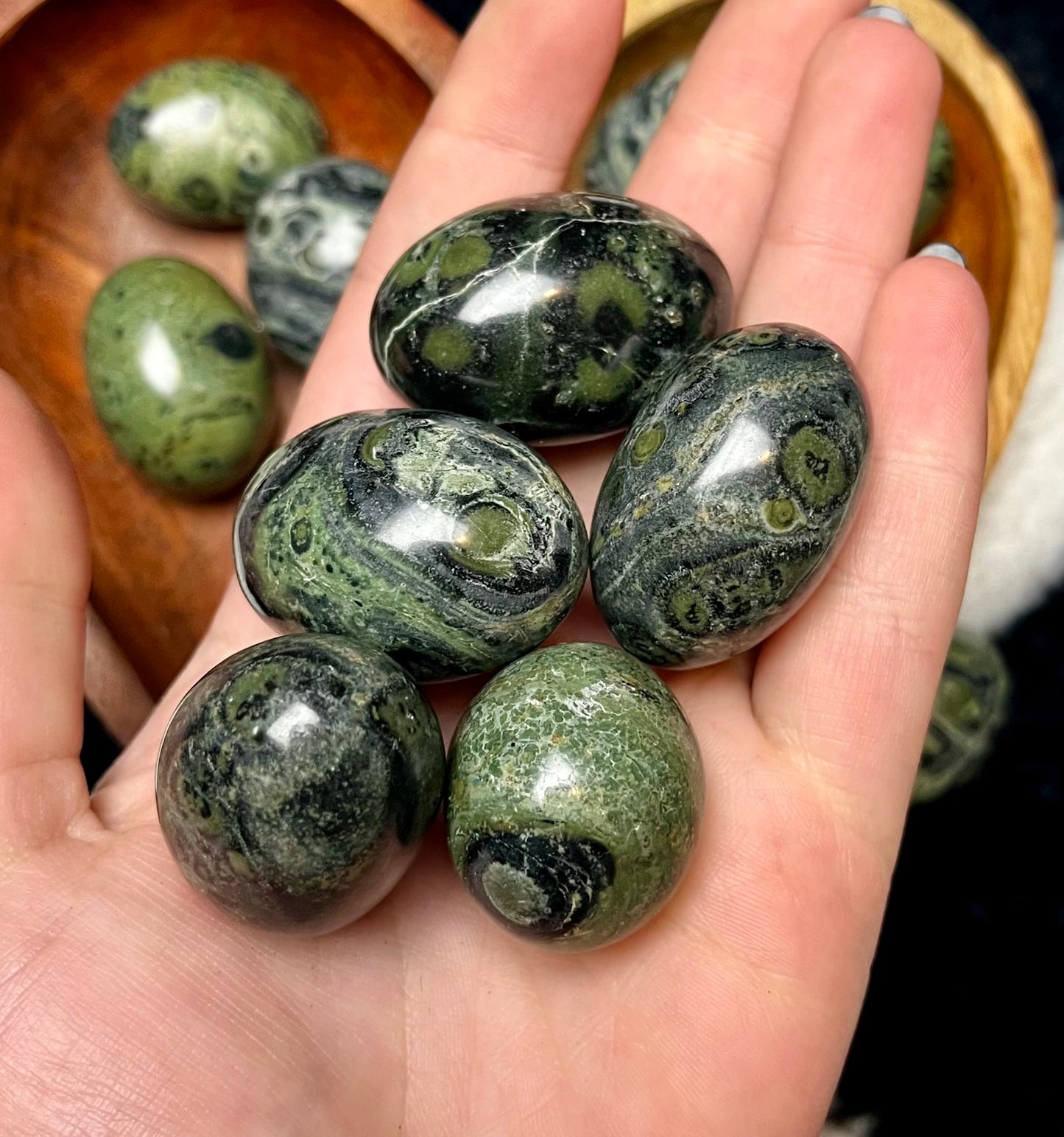 Kambaba jasper tumbles