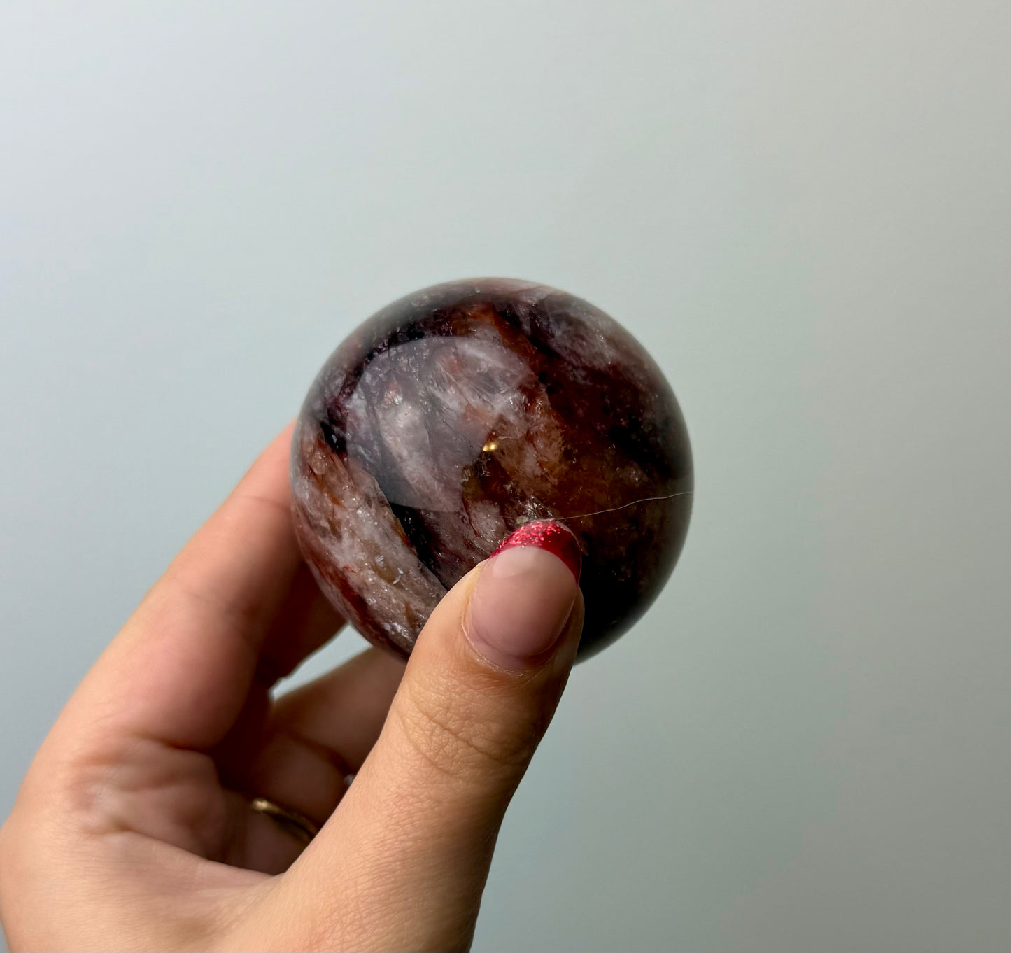Fire Quartz sphere