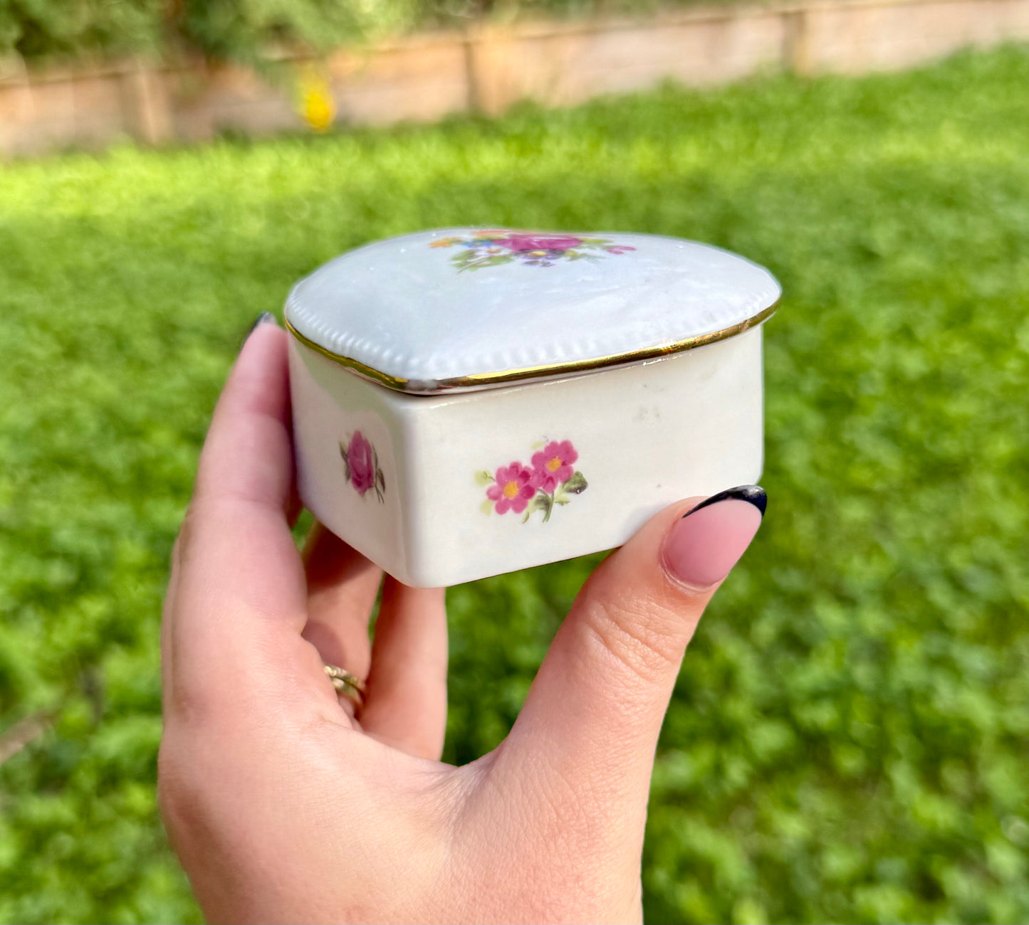 Heart trinket box thrifted find