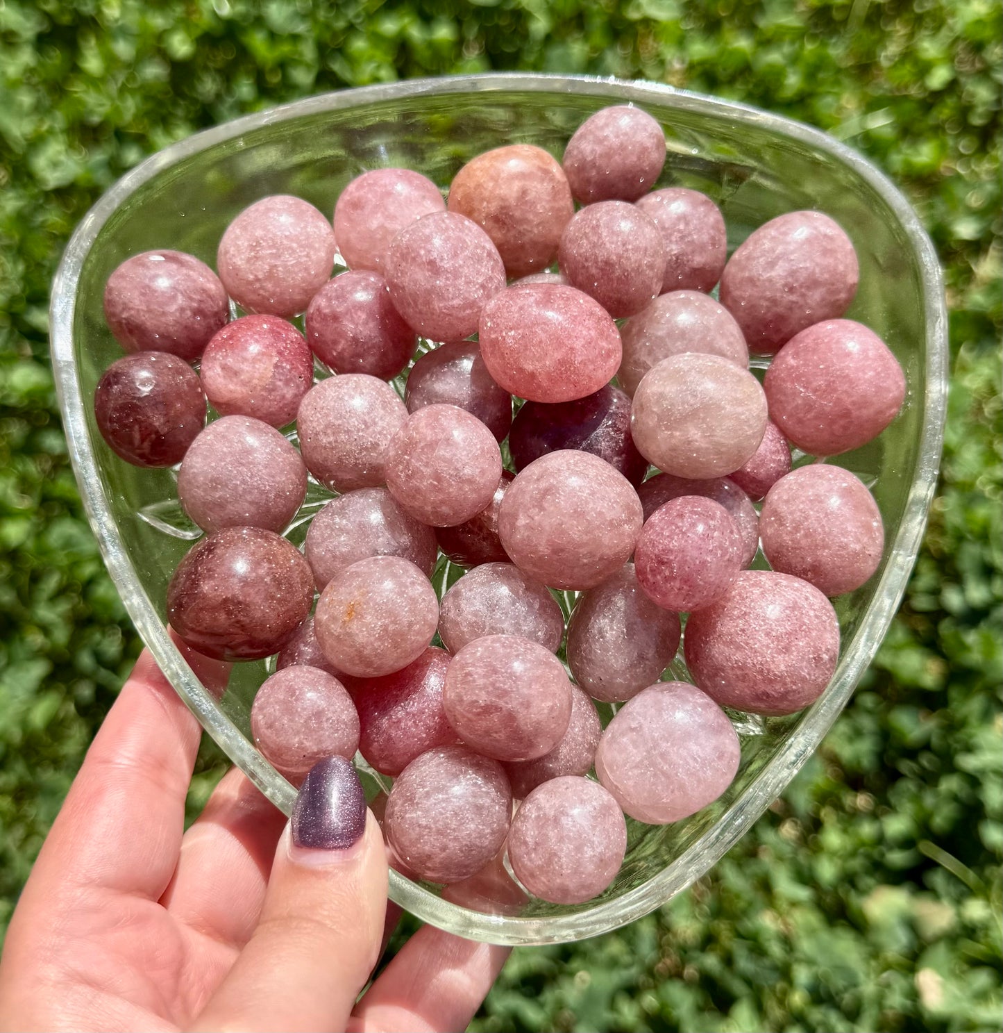 Strawberry Quartz tumbles