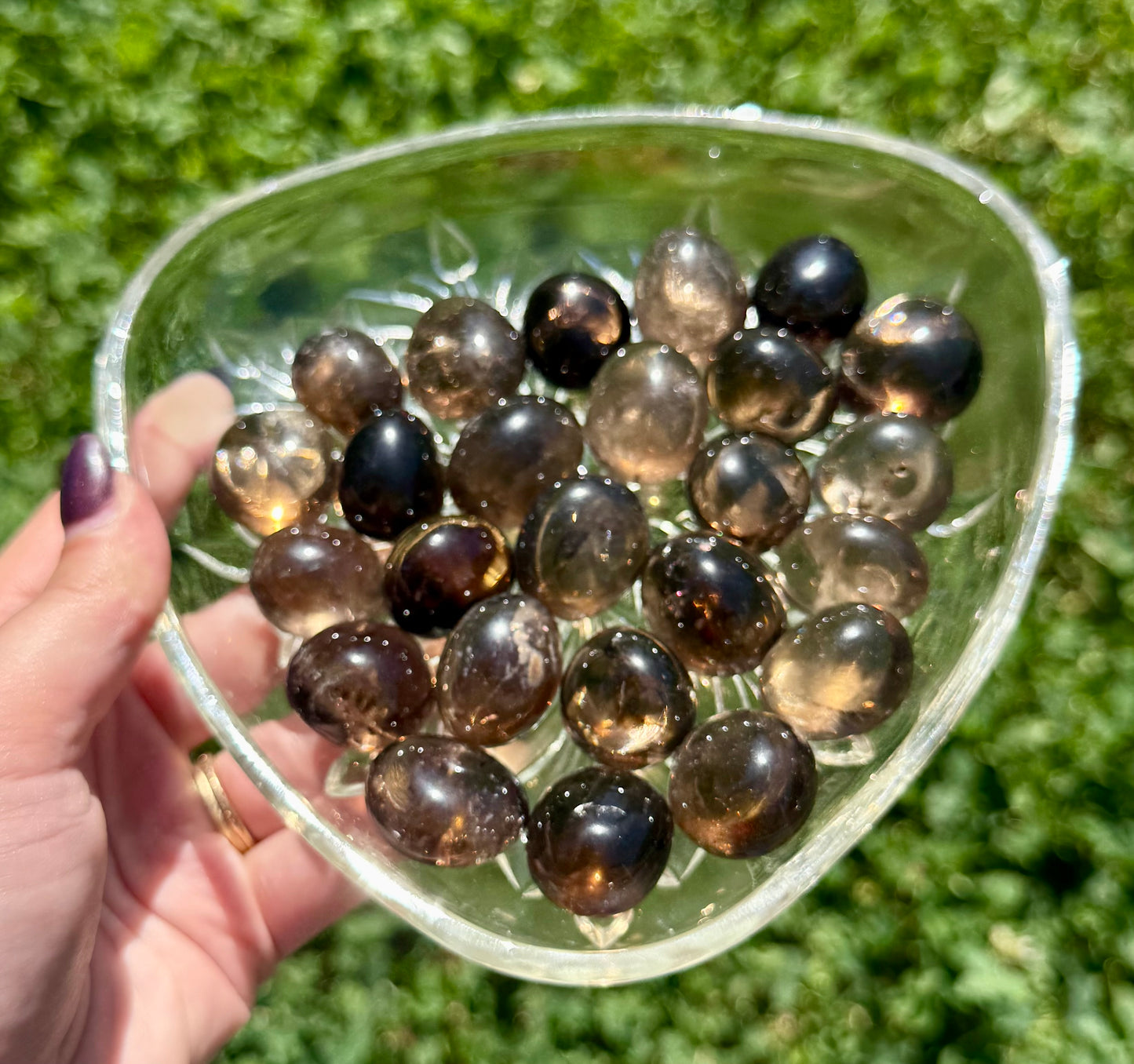 Smoky Quartz tumbles