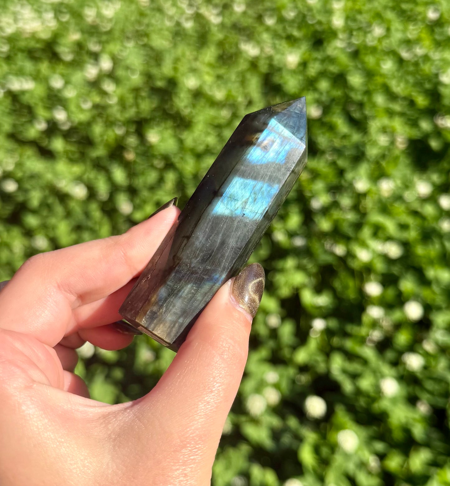 Labradorite tower