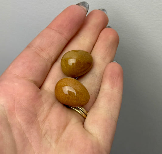 Orange aventurine mini eggs