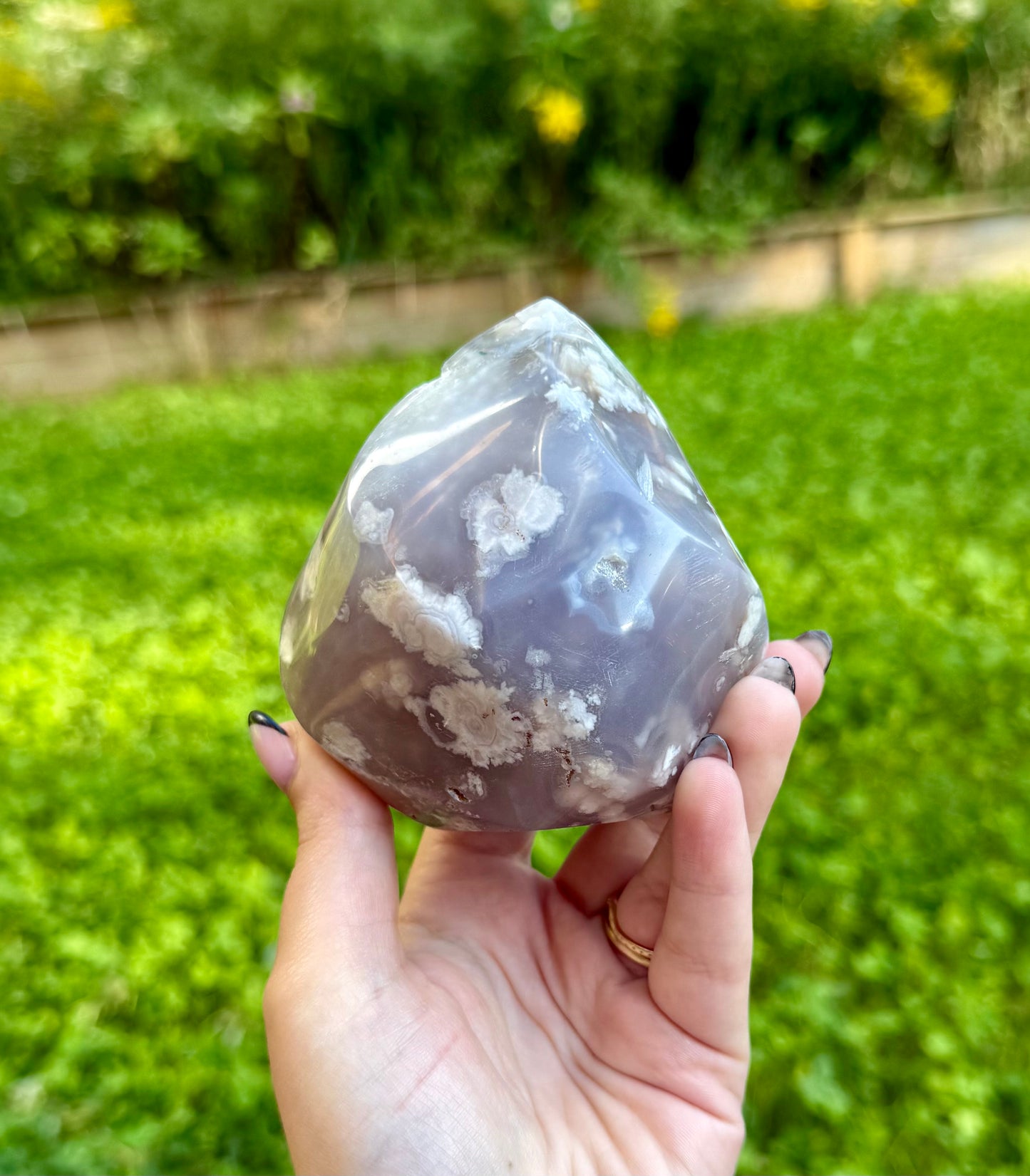 Flower agate flame