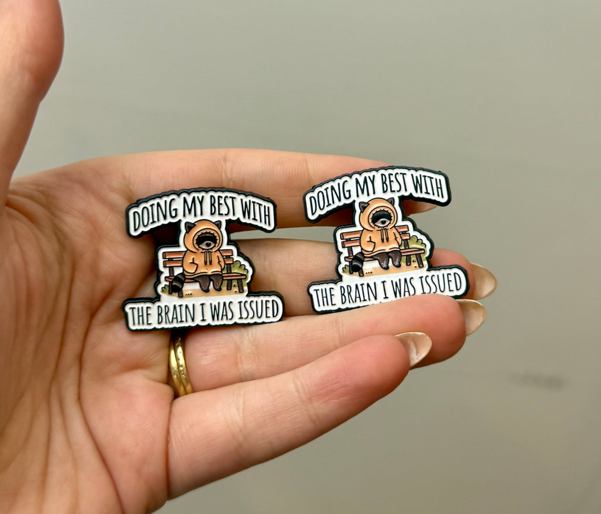 Doing my best enamel pins