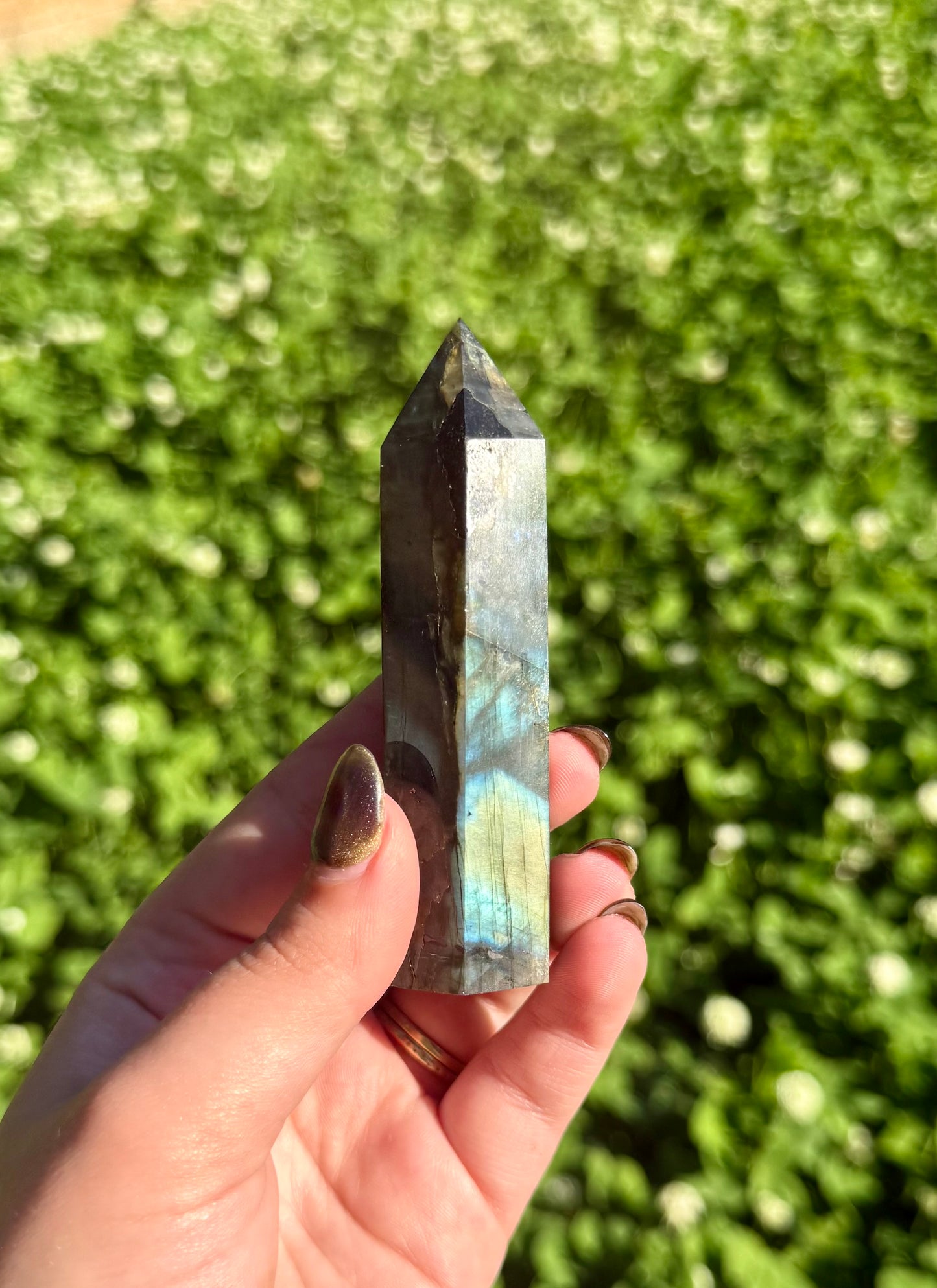 Labradorite tower