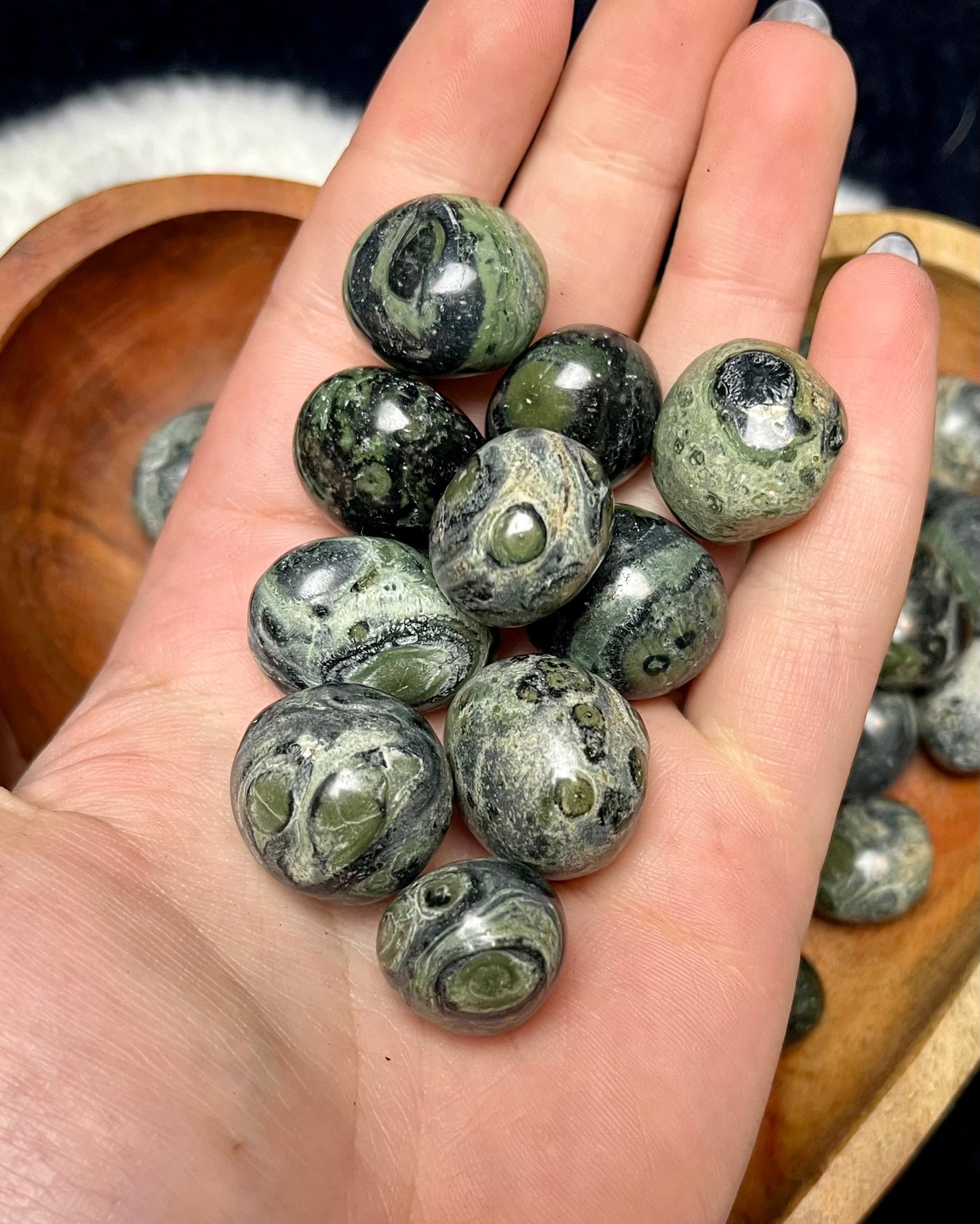 Kambaba jasper tumbles