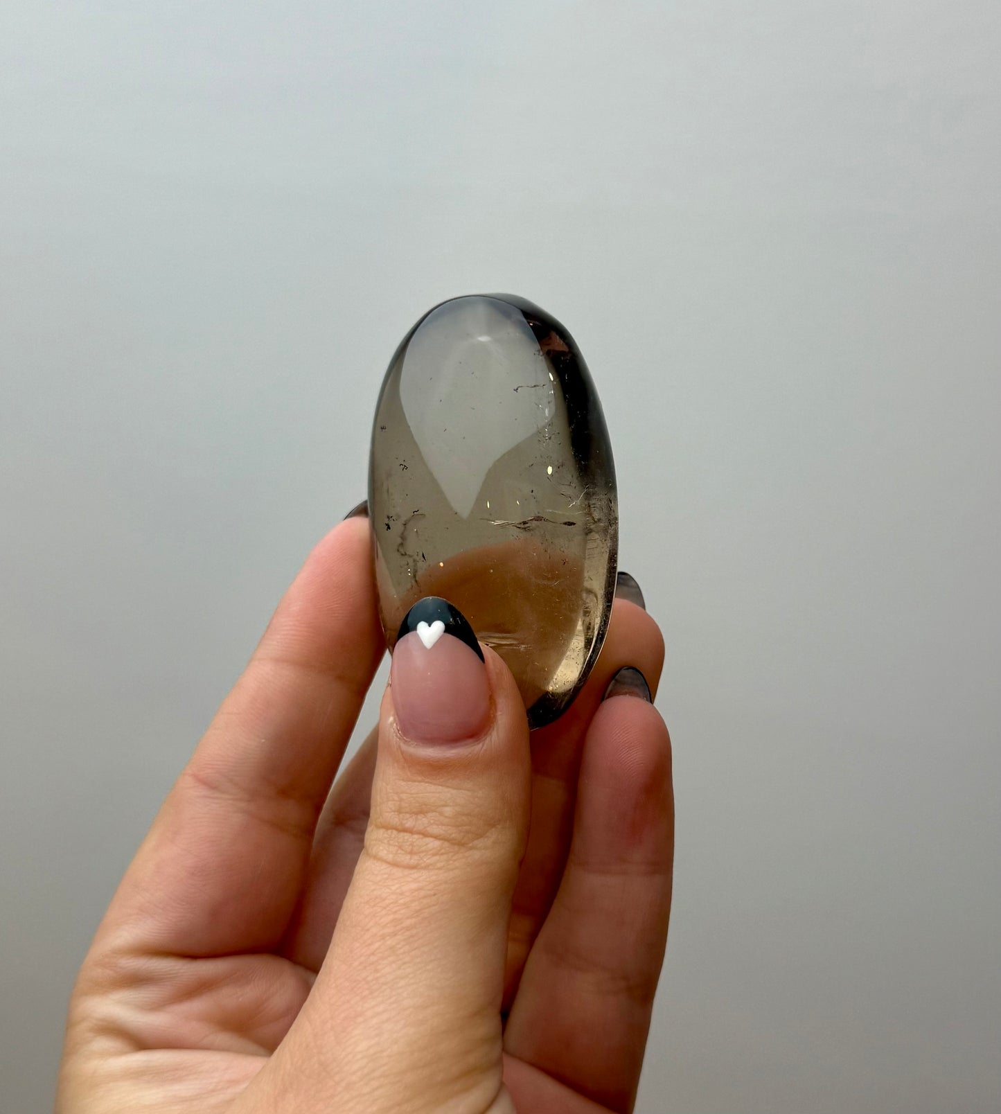 Smoky Quartz palm stone