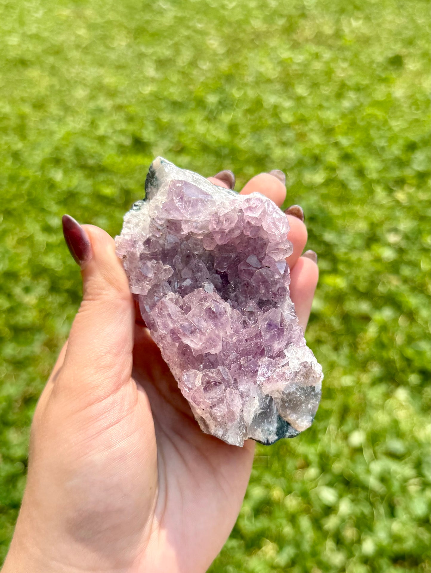 Amethyst cluster