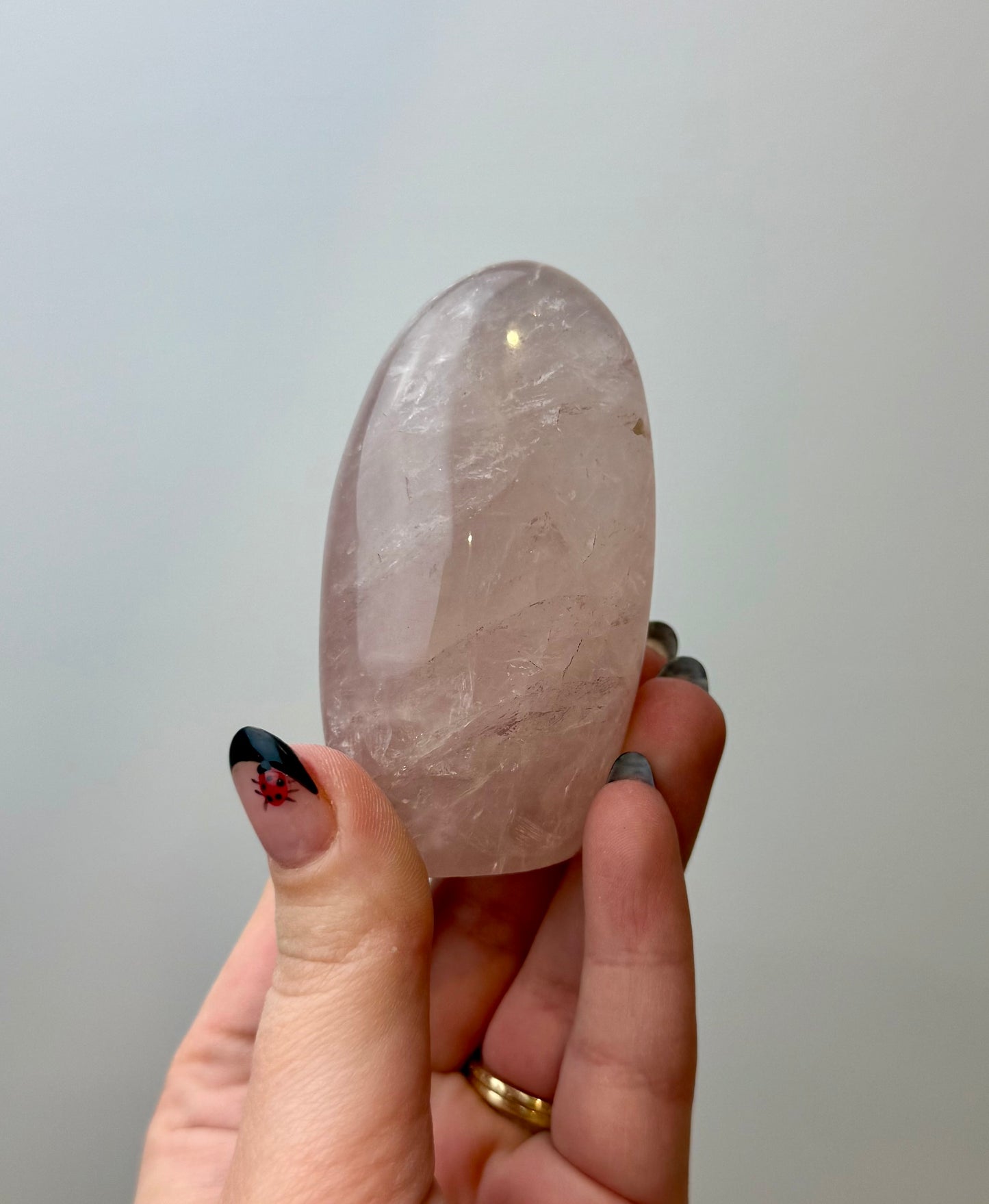 Rose quartz freeform