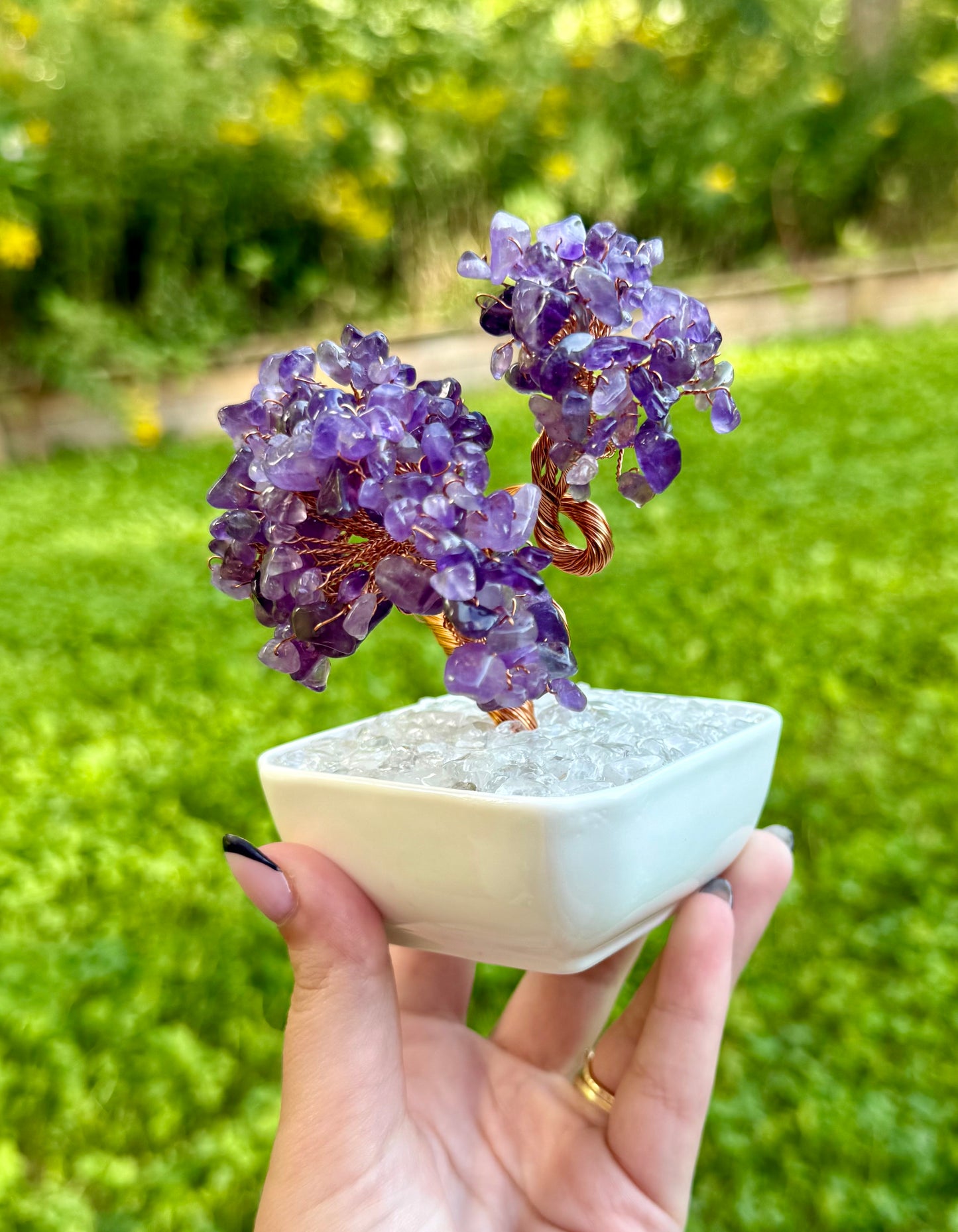 Amethyst crystal tree