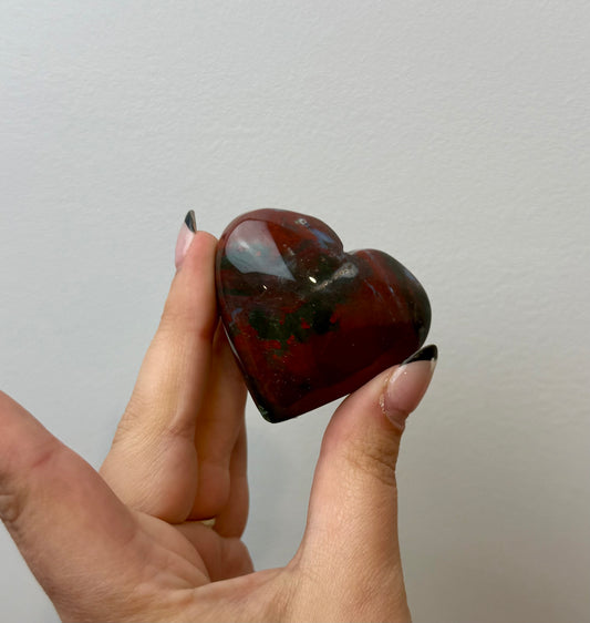 Ocean Jasper heart carving