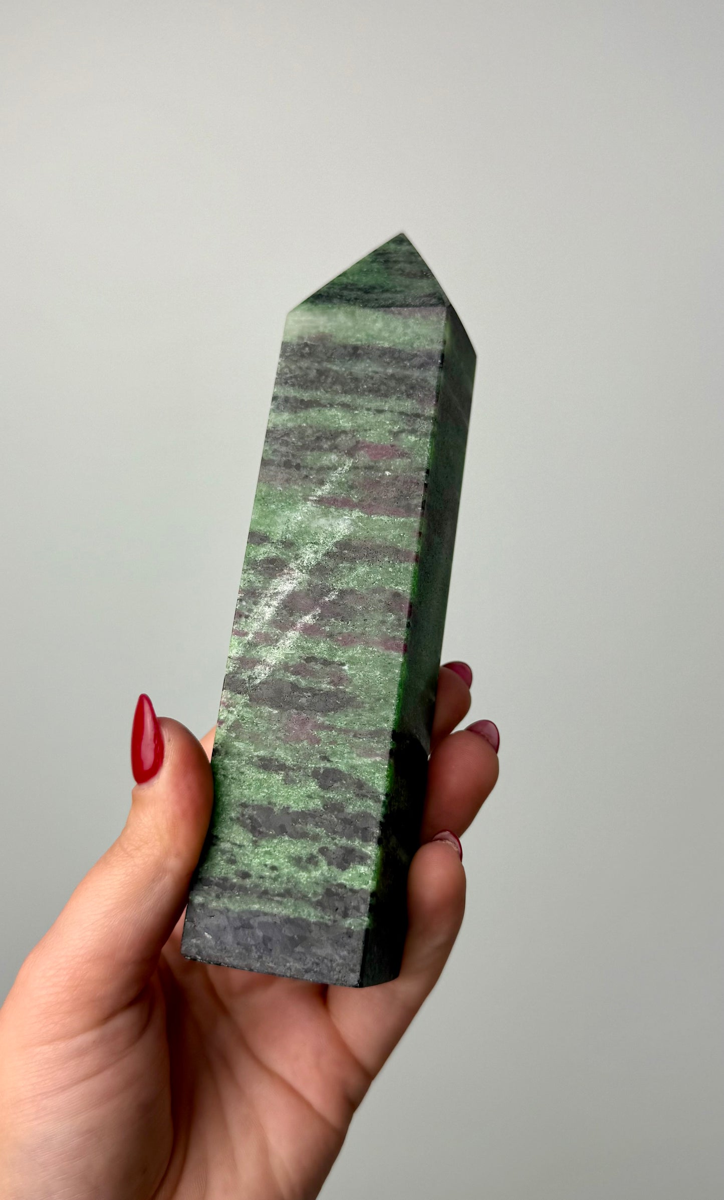 Ruby zoisite tower