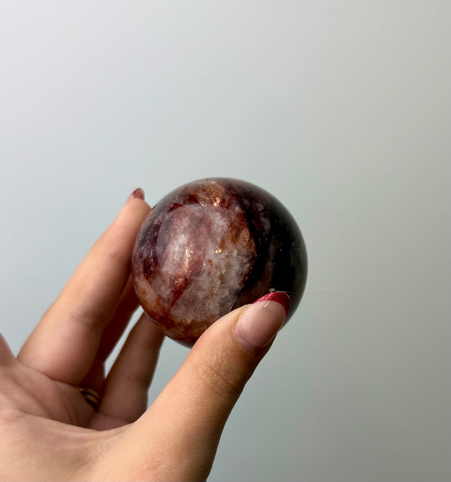 Fire Quartz sphere