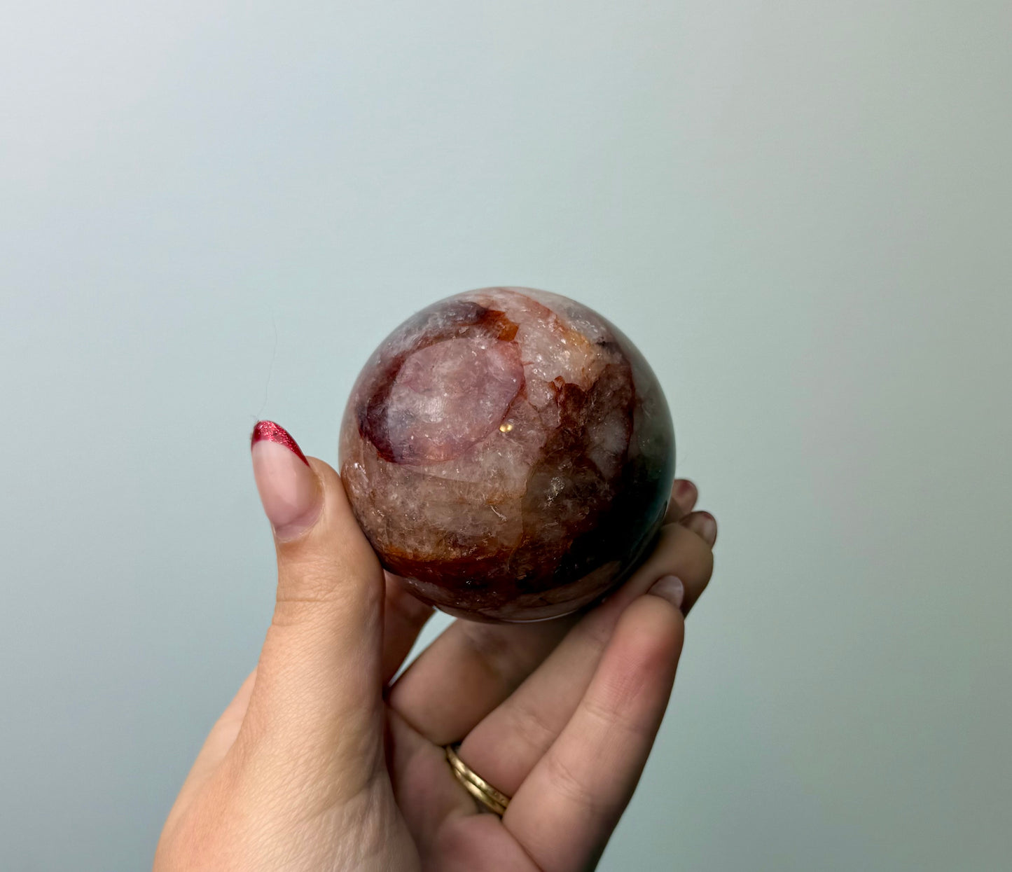 Fire Quartz sphere