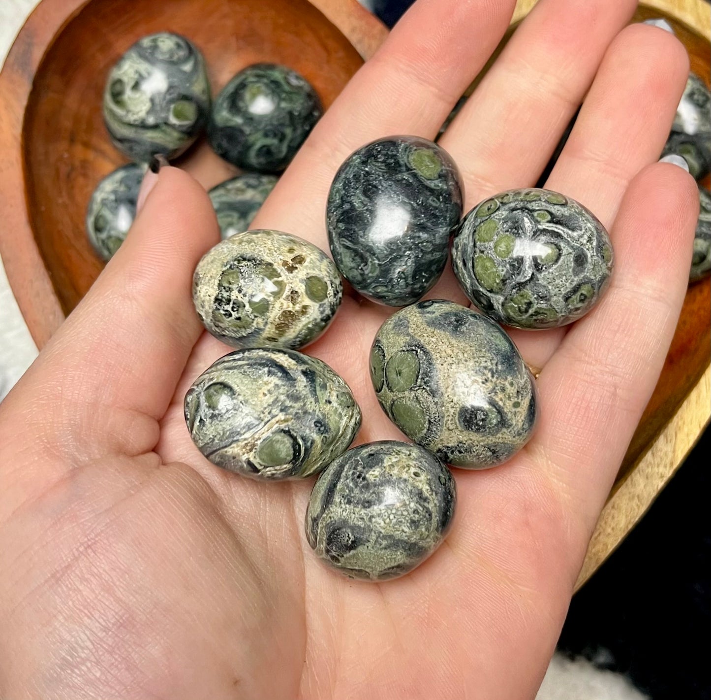 Kambaba jasper tumbles