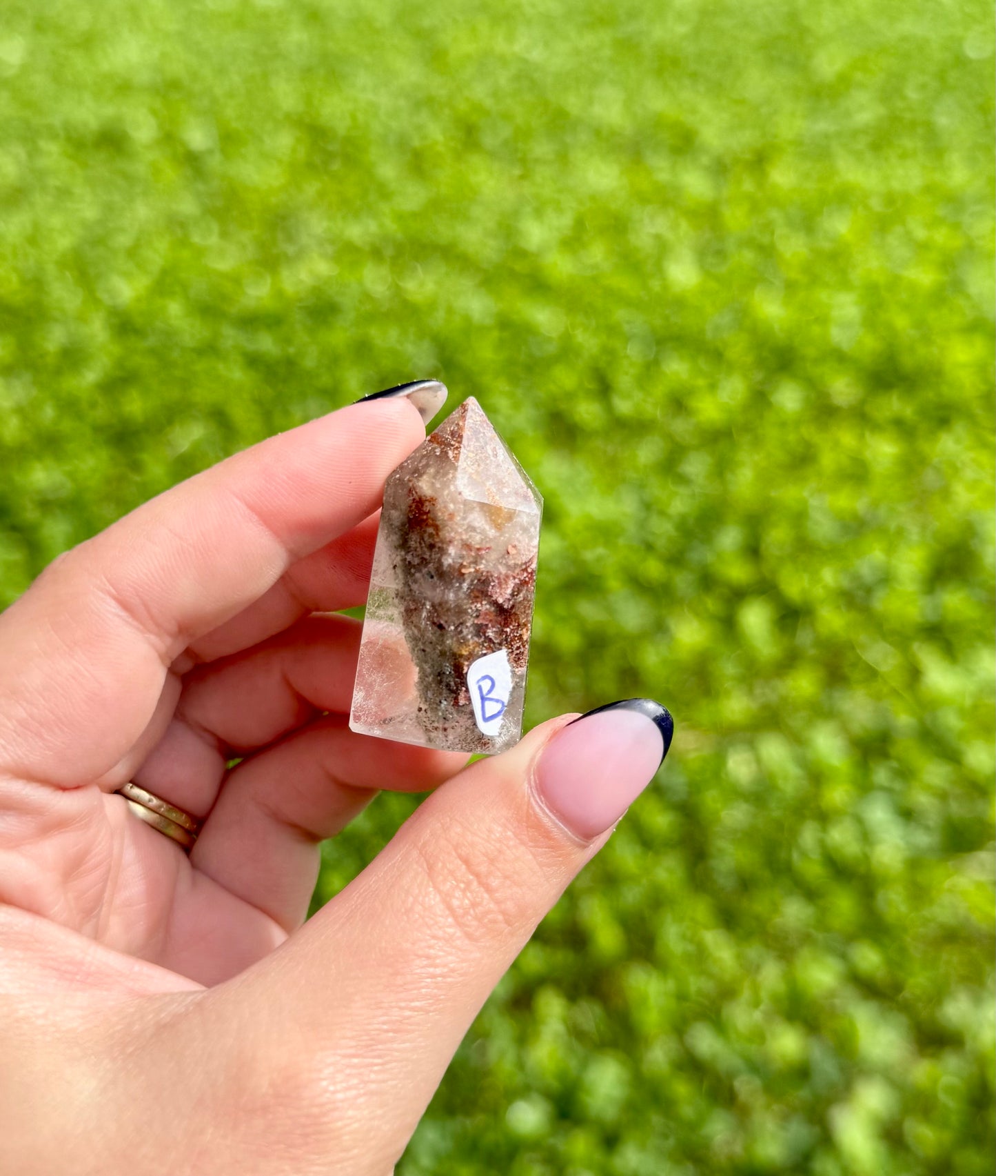 Garden quartz towers