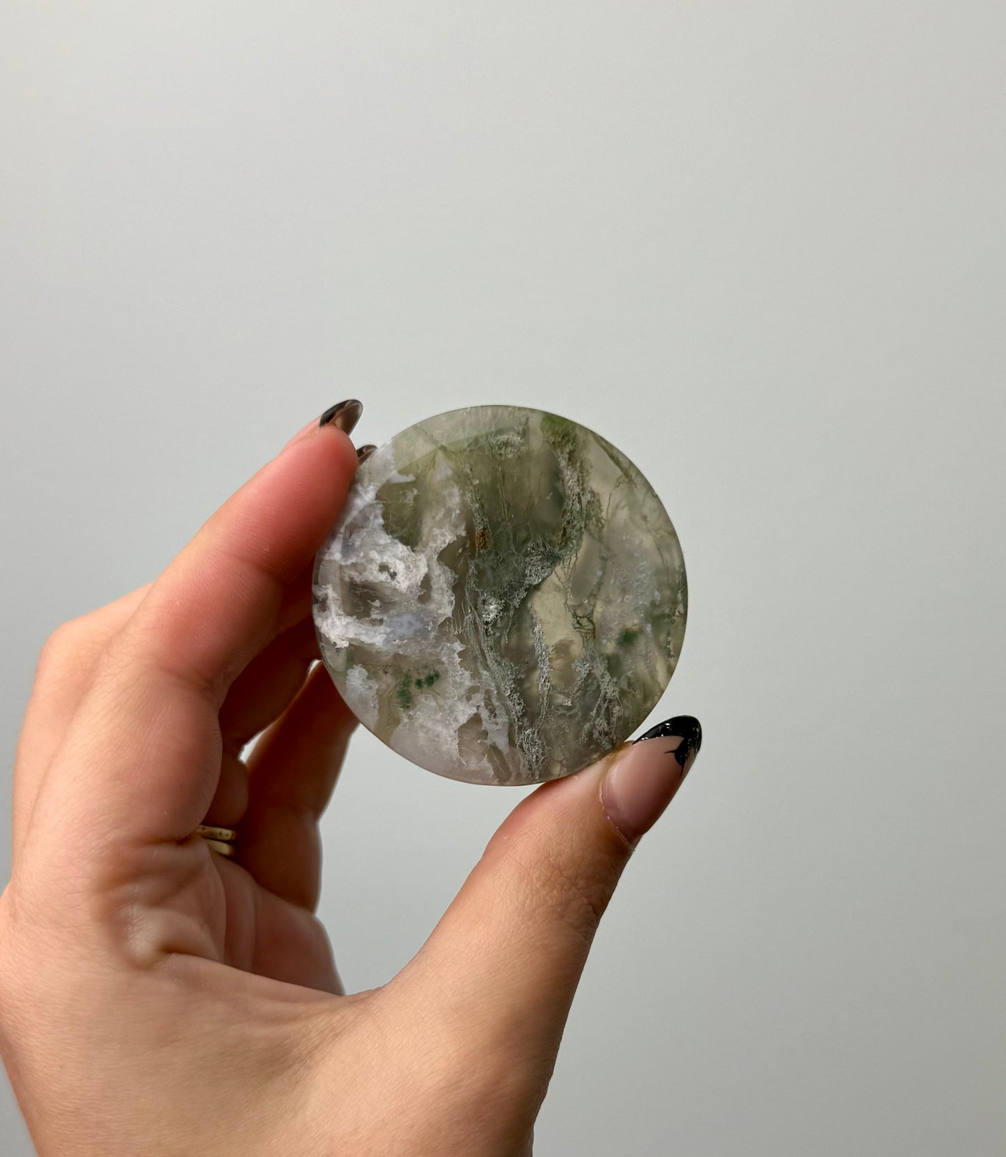 Moss agate slab